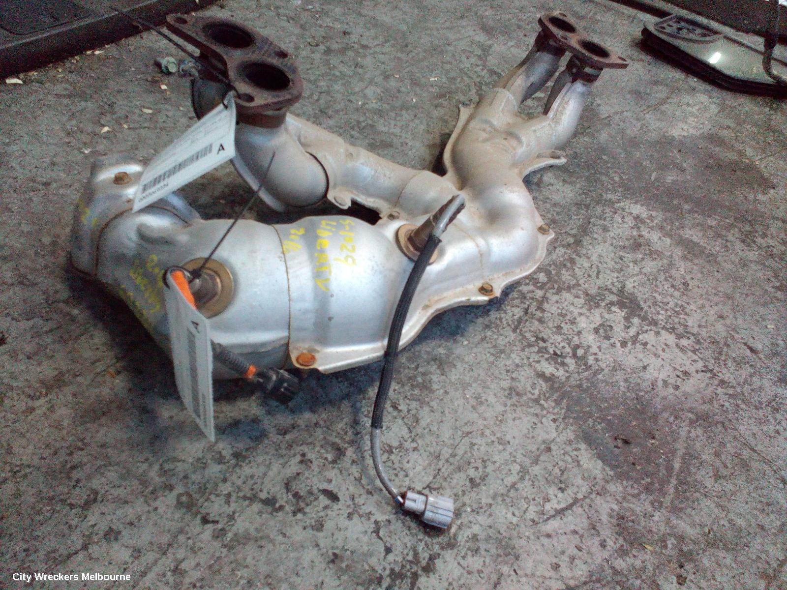 SUBARU LIBERTY CATALYTIC CONVERTER, MANIFOLD-CAT TYPE, 2.5, FB25, PETROL, 6TH GEN, 08/2014 ONWARDS
