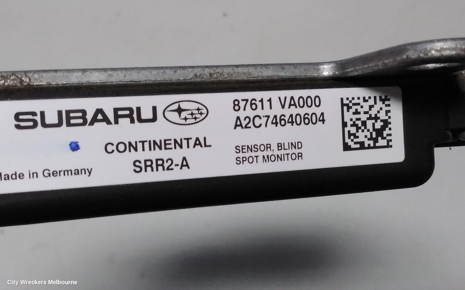SUBARU LIBERTY, 6TH GEN 08/2014 - 04/2021, LH BLIND SPOT MODULE: 69339