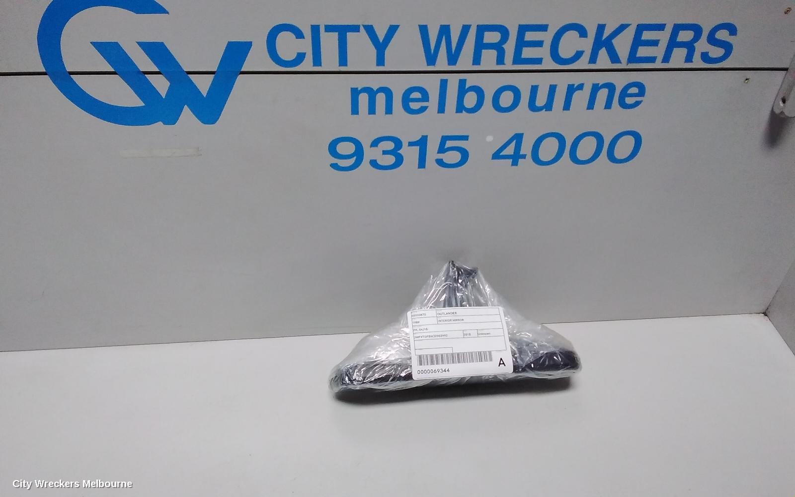 MITSUBISHI OUTLANDER INTERIOR MIRROR, ZK, STANDARD TYPE, 04/2015 - 07/2021