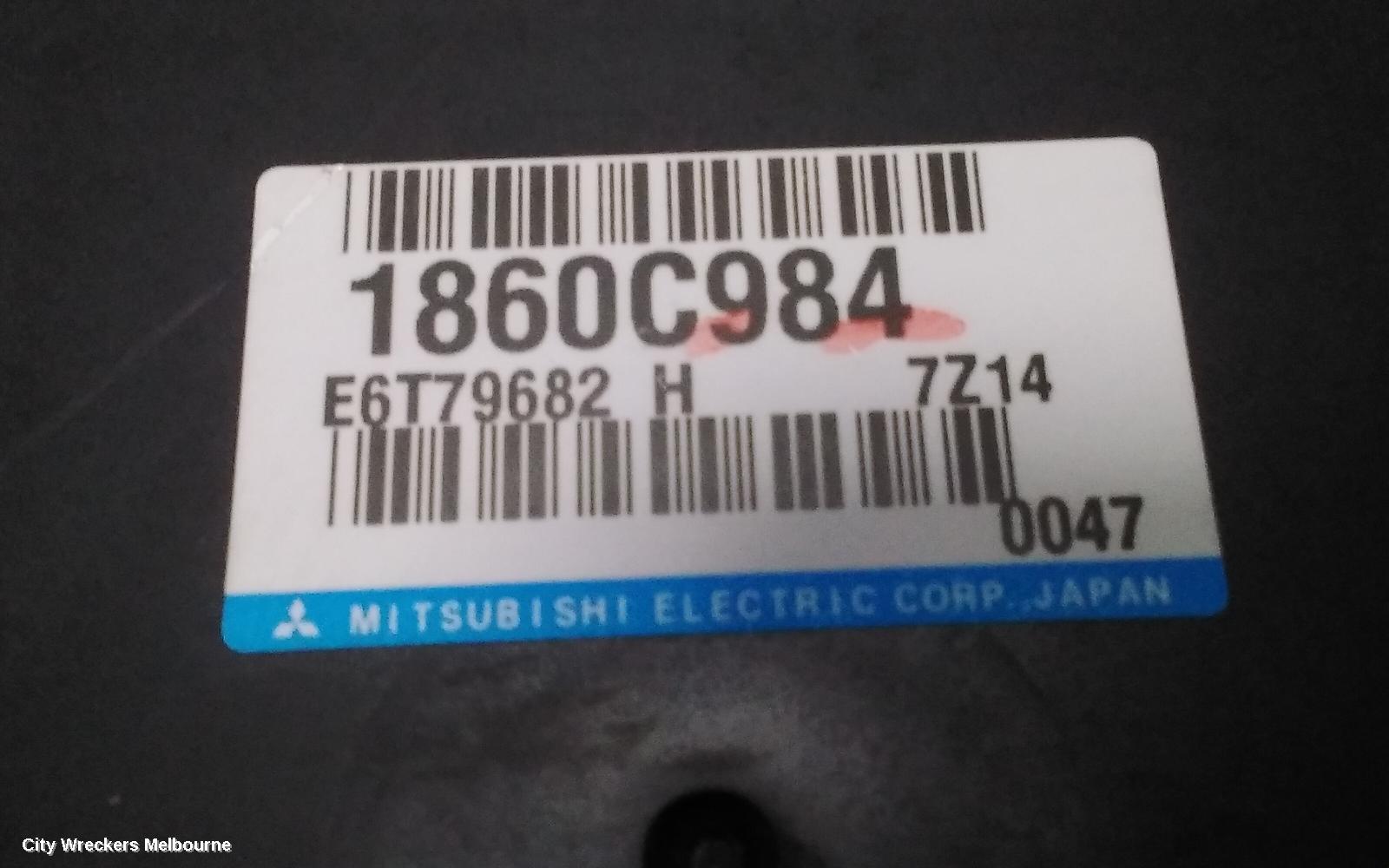 MITSUBISHI OUTLANDER ECU, ENGINE ECU, 2.0, PETROL, AUTO T/M, ECU ONLY, ZJ/ZK, 10/2012 ONWARDS