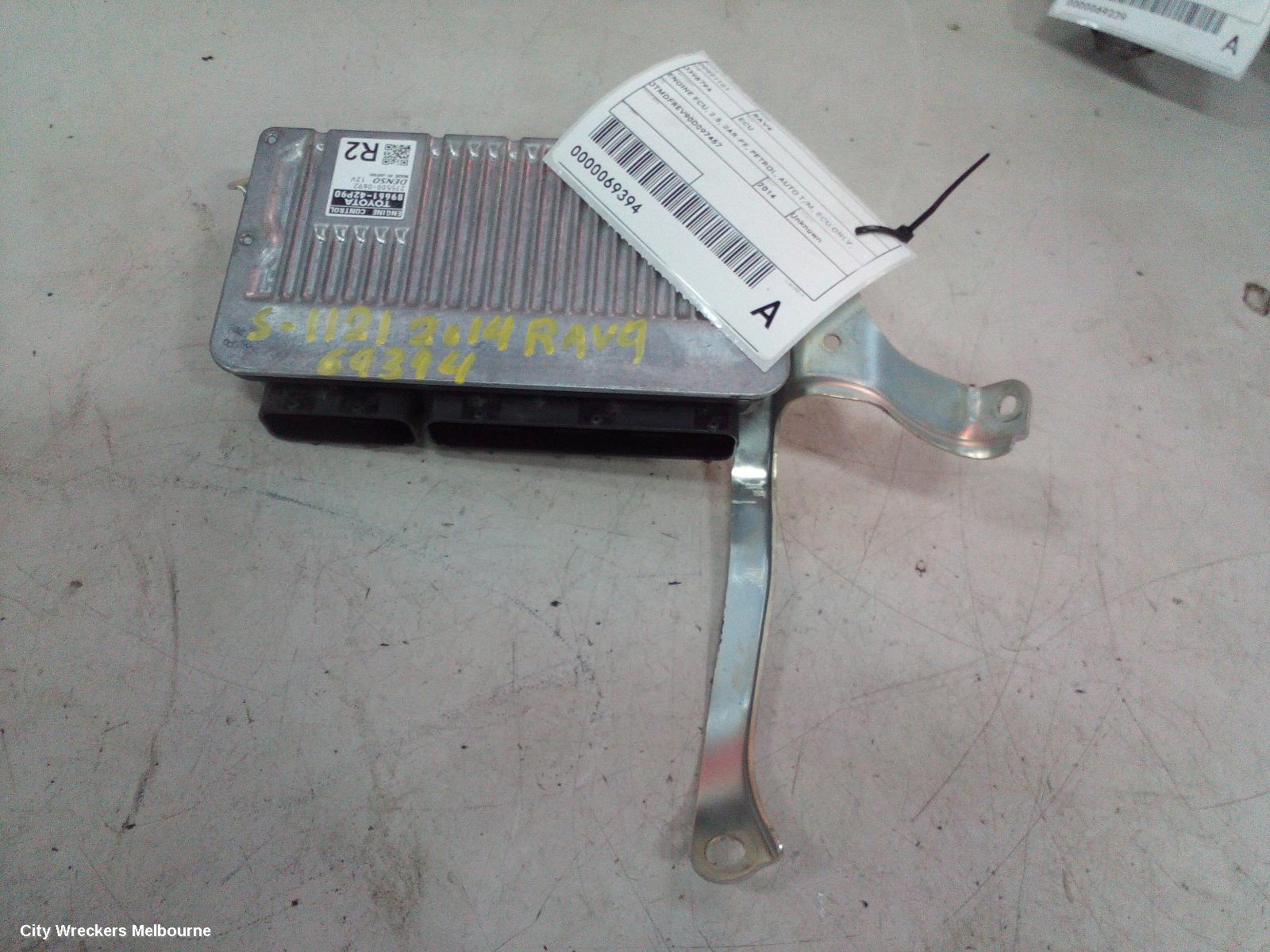 TOYOTA RAV4 ECU, ENGINE ECU, 2.5, 2AR-FE, PETROL, AUTO T/M, ECU ONLY, ASA44R, 12/2012 - 12/2018