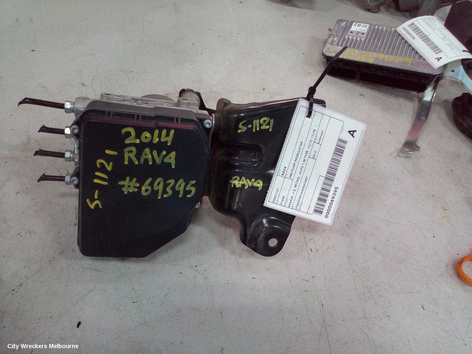 TOYOTA RAV4 ABS PUMP/MODULATOR, ASA44R, 2.5, PETROL, AUTO T/M TYPE, 12/2012 - 11/2018