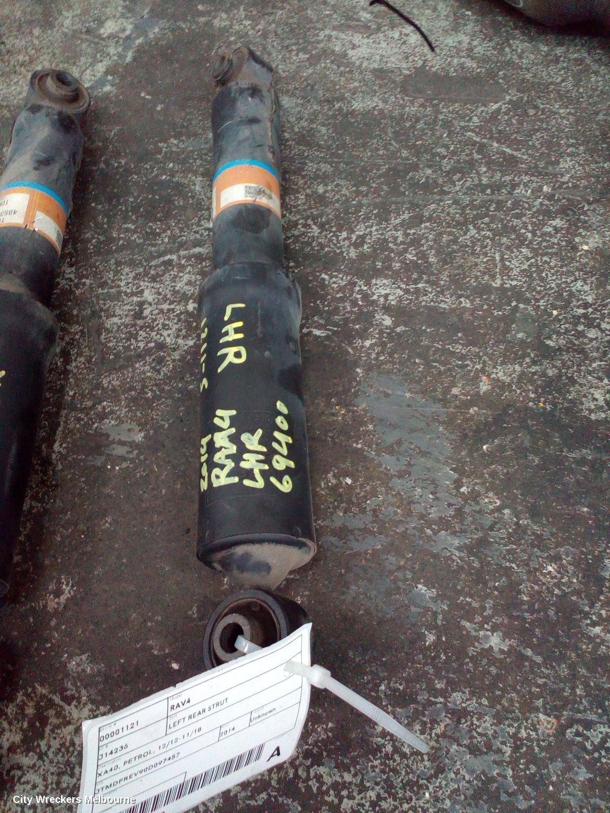 TOYOTA RAV4 LEFT REAR STRUT, XA40, PETROL, 12/2012 - 11/2018