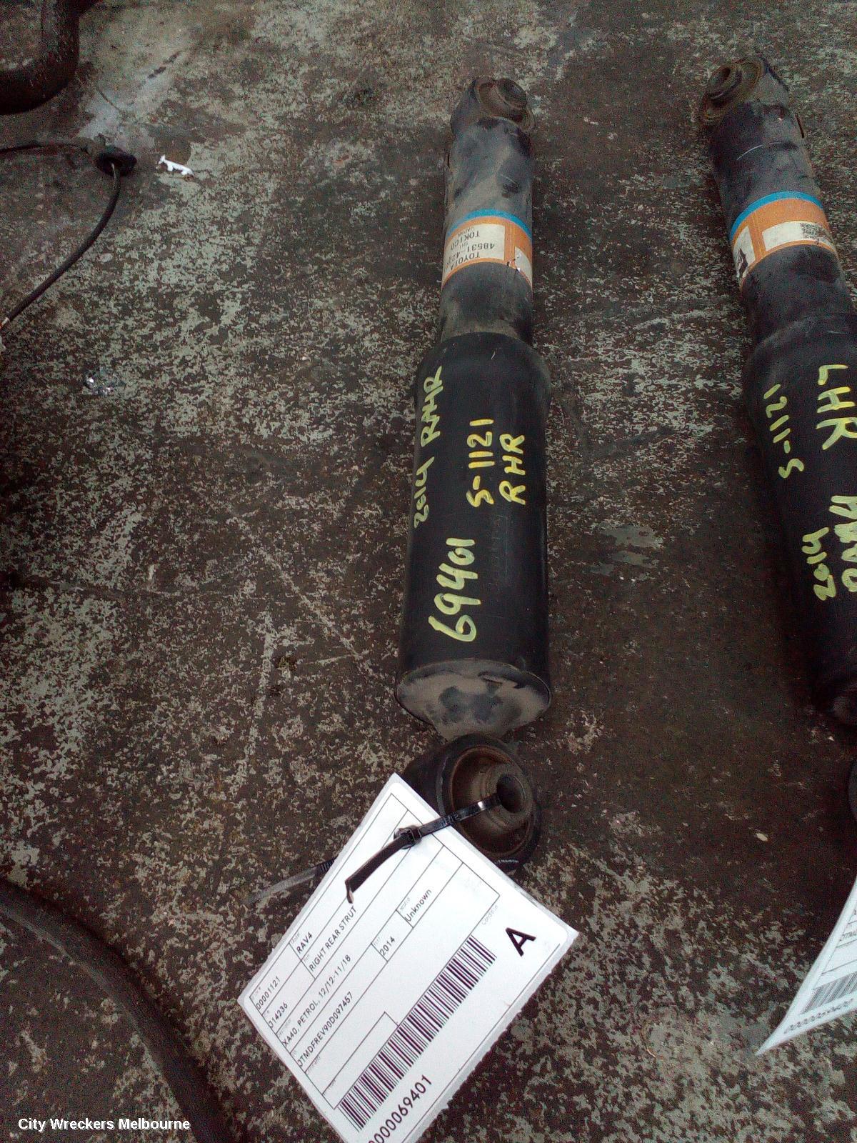 TOYOTA RAV4 RIGHT REAR STRUT, XA40, PETROL, 12/2012 - 11/2018