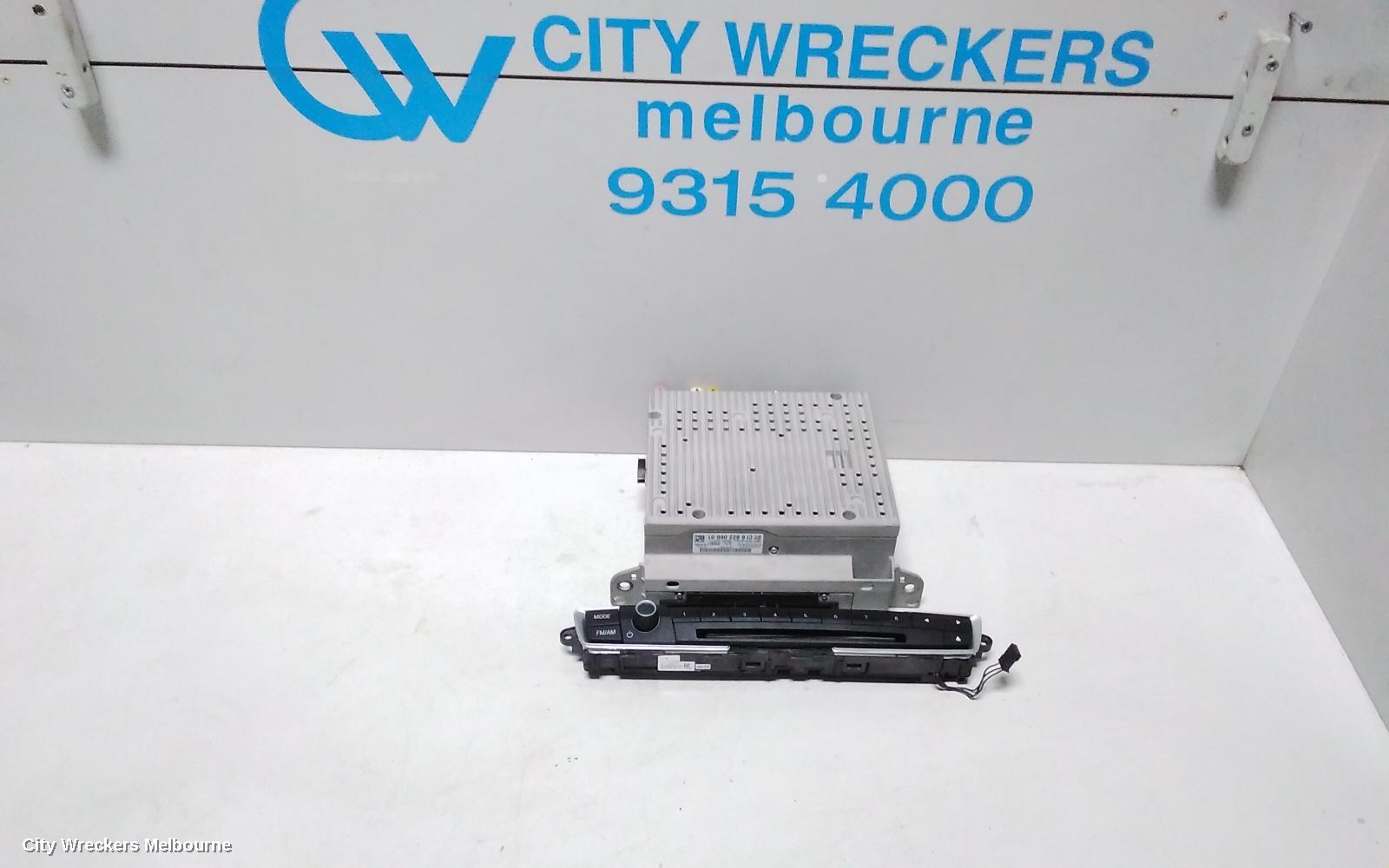 BMW 3 SERIES RADIO/CD/DVD/SAT/TV, DASH RADIO CONTROL PANEL/CONTROL UNIT, W/ CHROME TYPE, F30/F31, SEDAN/WAGON, 11/2011 - 05/2019