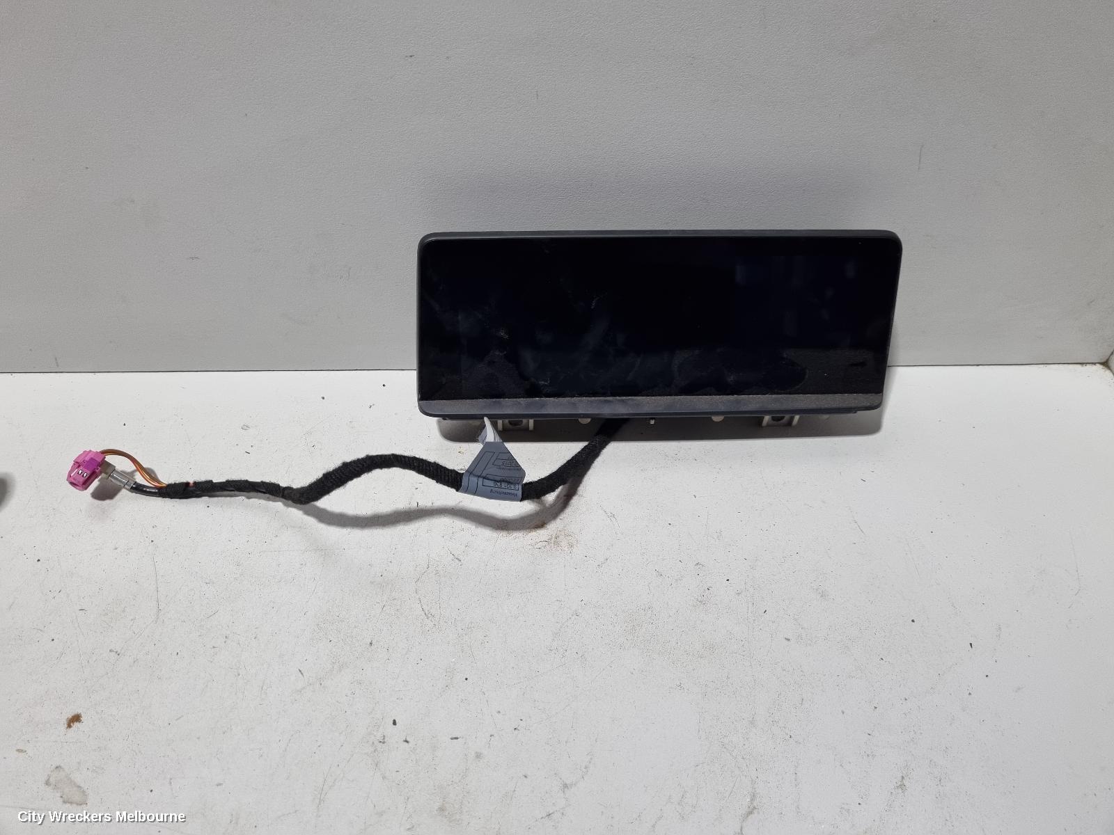 BMW 3 SERIES RADIO/CD/DVD/SAT/TV, DASH RADIO CONTROL PANEL/CONTROL UNIT, W/ CHROME TYPE, F30/F31, SEDAN/WAGON, 11/2011 - 05/2019