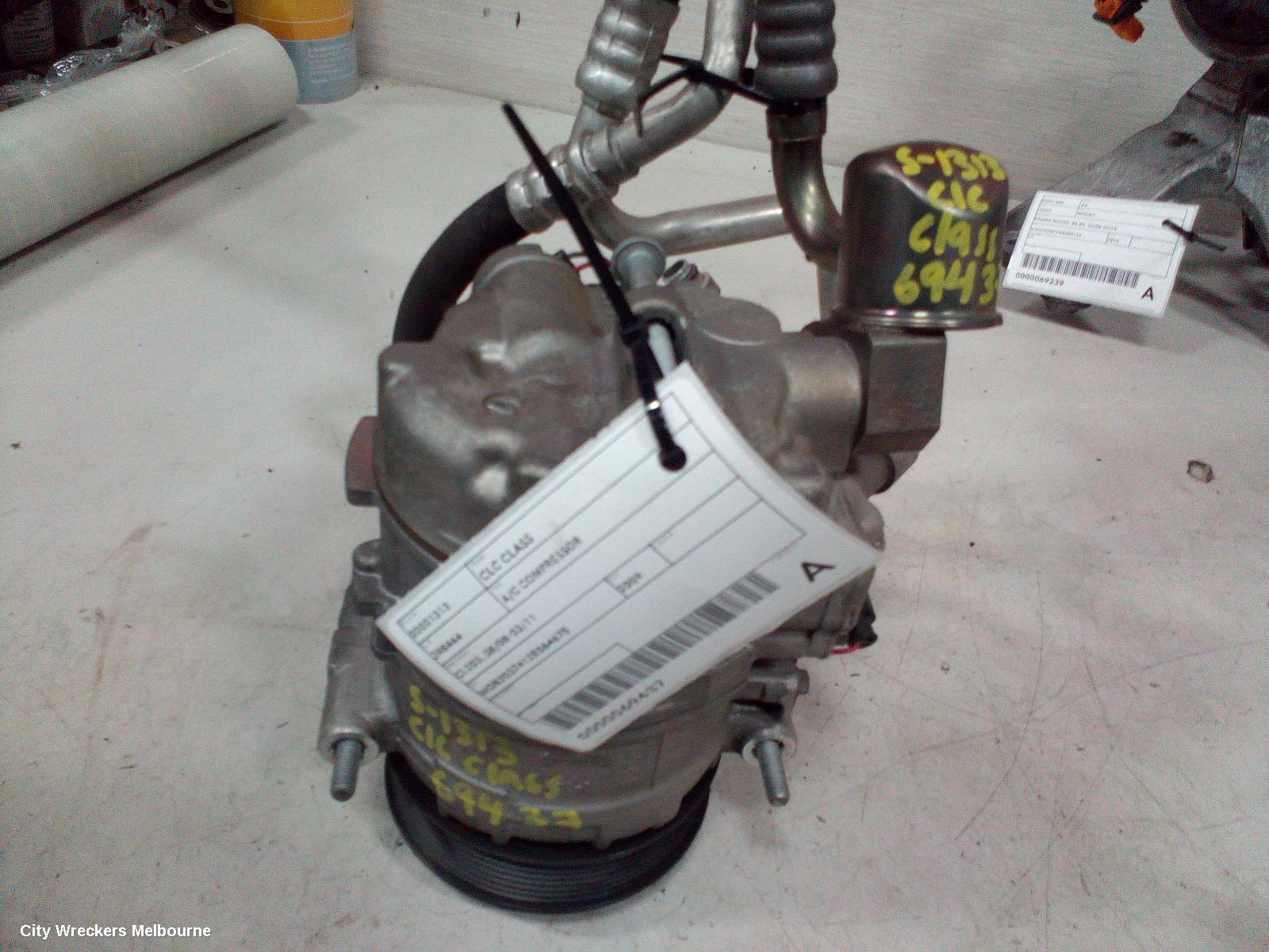 MERCEDES CLC CLASS A/C COMPRESSOR, CL203, 08/2008 - 03/2011