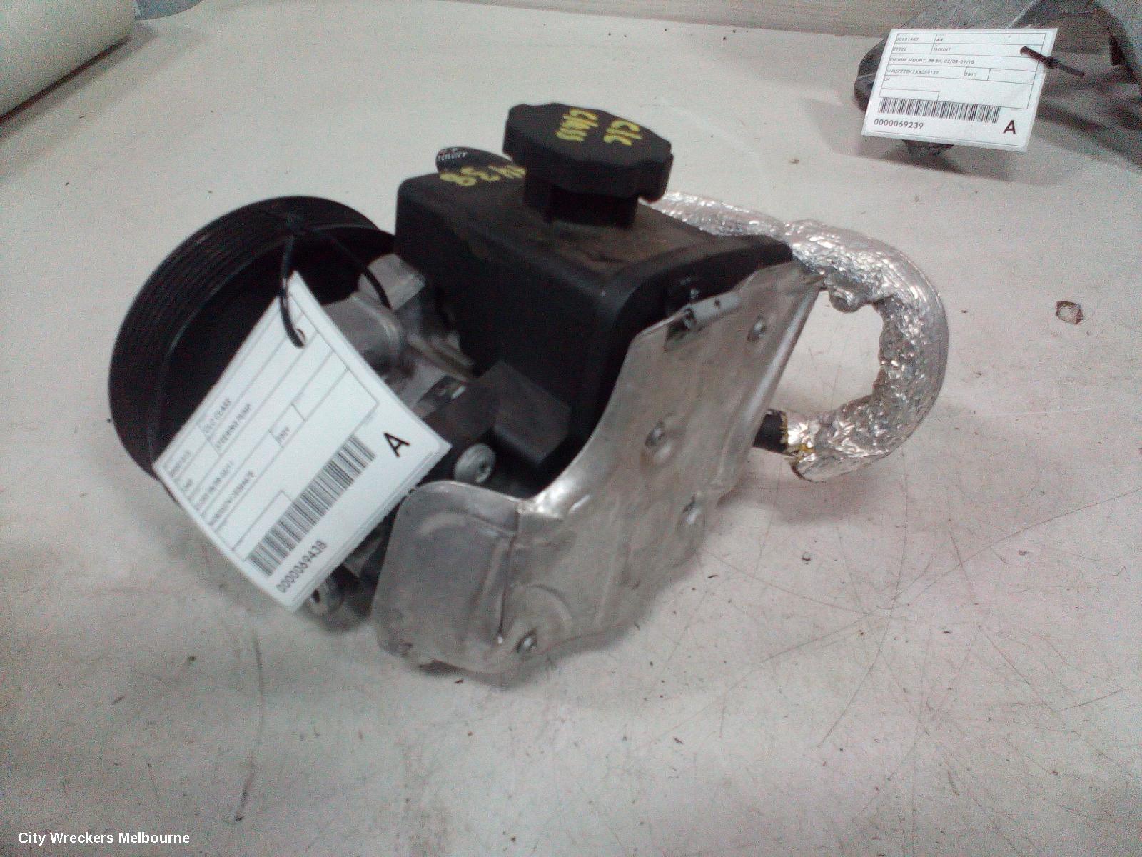 MERCEDES CLC CLASS STEERING PUMP, PETROL, 4CYL, LUK P/N A0034664001, CL203, 08/2008 - 03/2011