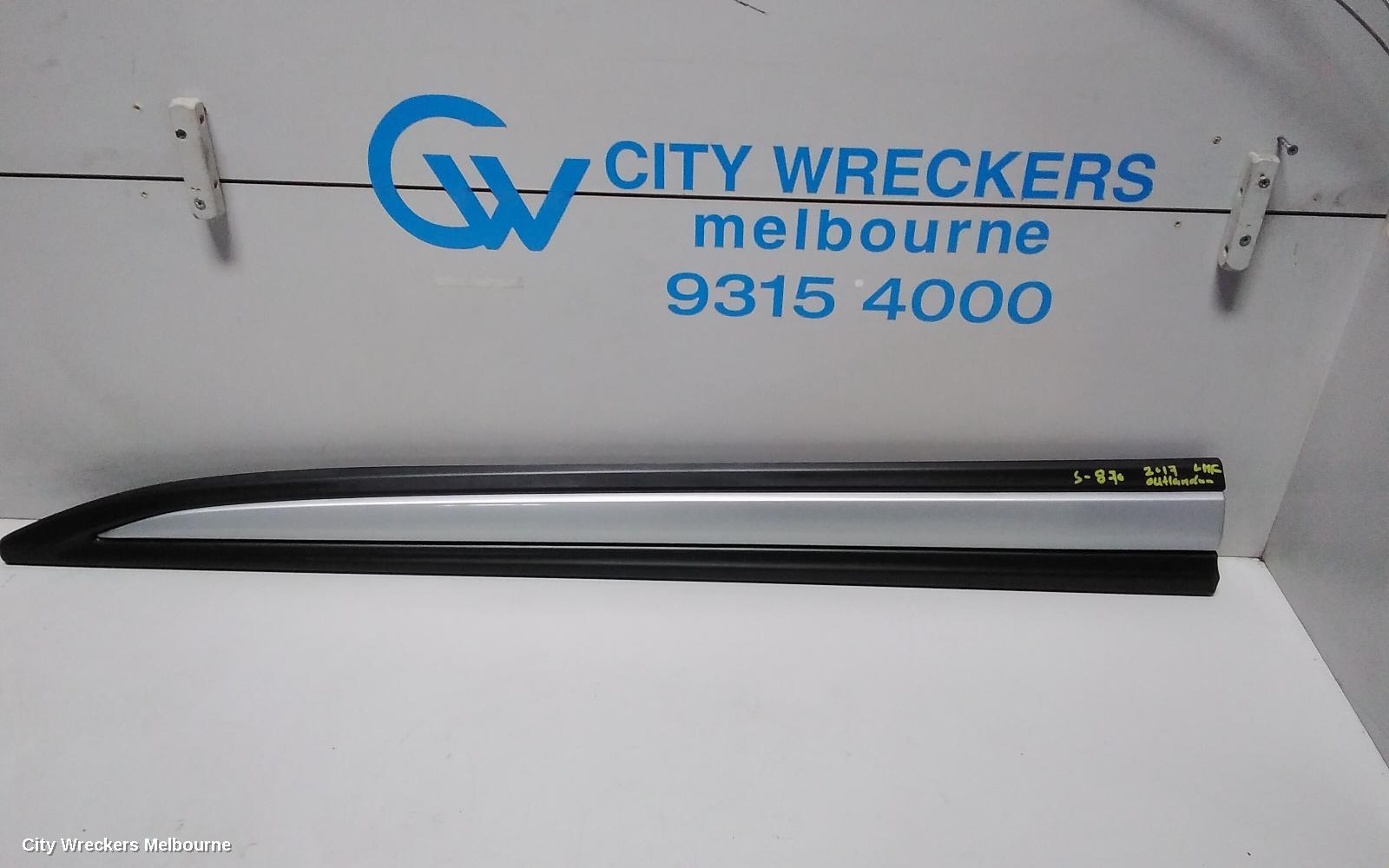 MITSUBISHI OUTLANDER DOOR MOULD, LHF DOOR MOULD: 69443, ZK, 04/2015 - 07/2021