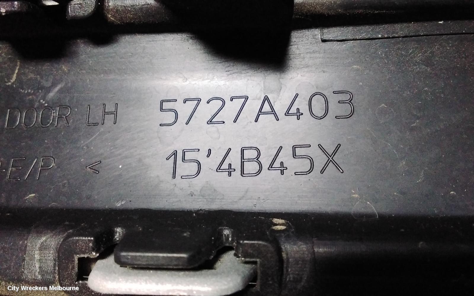 MITSUBISHI OUTLANDER DOOR MOULD, LHF DOOR MOULD: 69443, ZK, 04/2015 - 07/2021