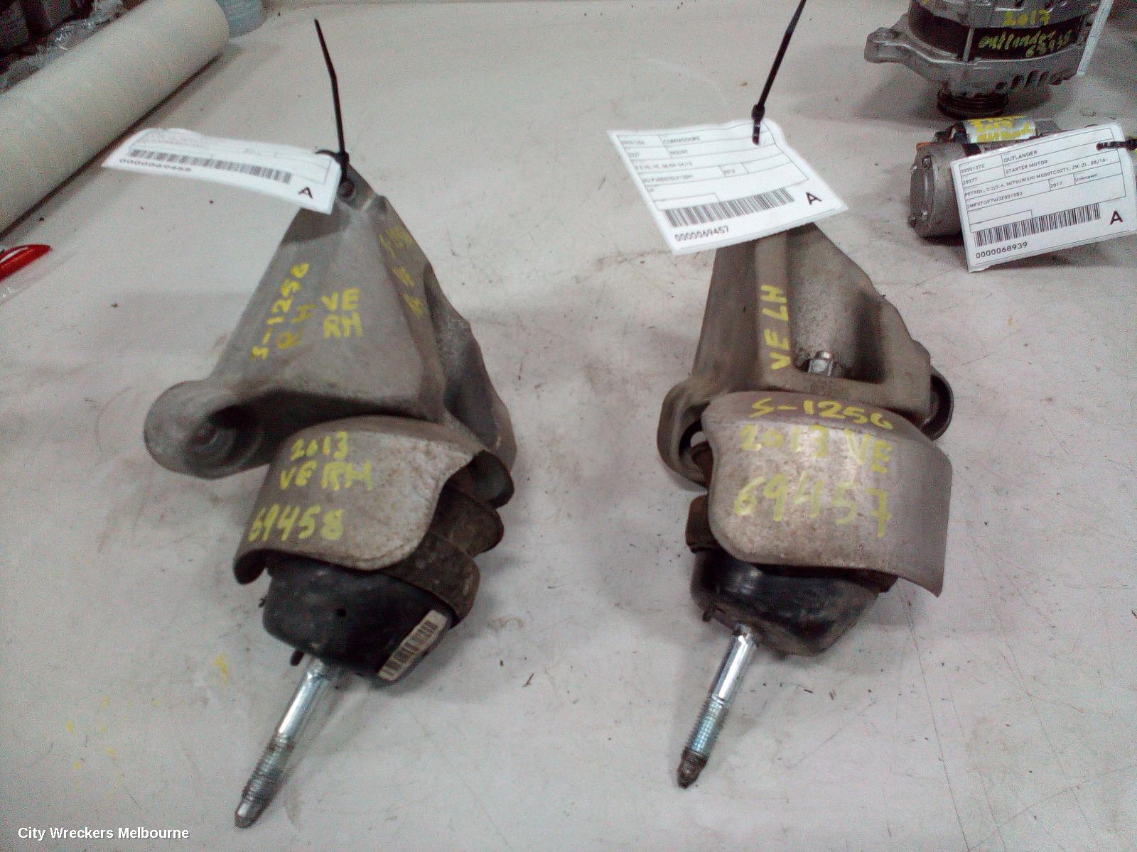 HOLDEN COMMODORE MOUNT, ENGINE MOUNT, LEFT, 3.0 V6, SIDI, LF1/LFW, VE, 08/2009 - 05/2013