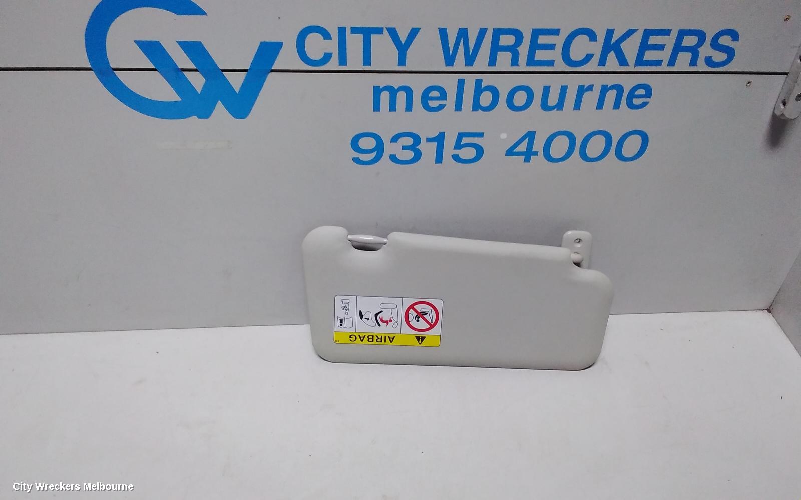 MAZDA CX3 SUNVISOR, DK, LH SIDE, 03/2015 ONWARDS