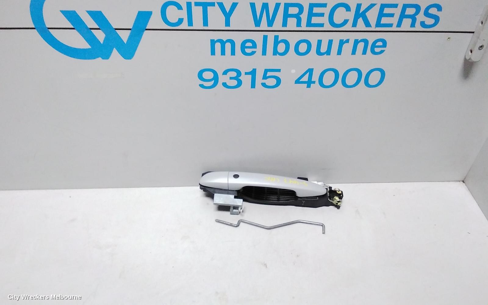 MAZDA CX3 DOOR HANDLE, OUTER, LH FRONT, W/ KEYLESS ENTRY TYPE, COLOUR CODED, DK, 03/2015 ONWARDS