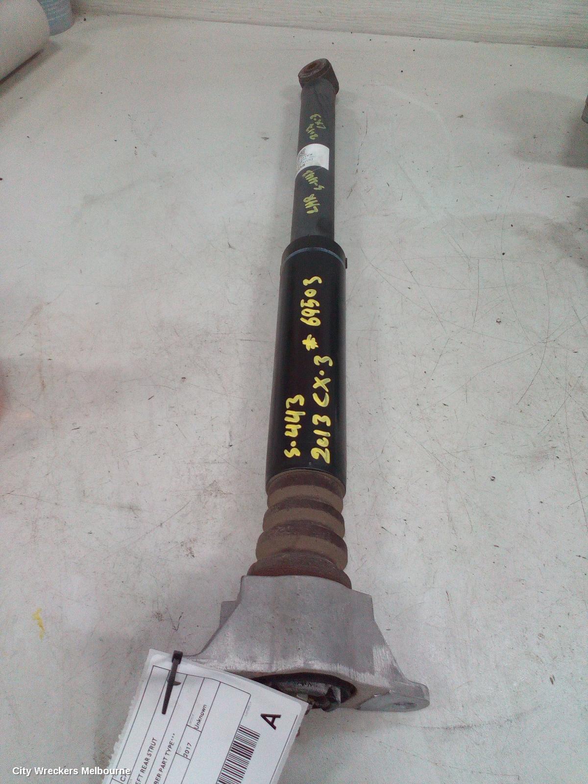 MAZDA CX3 LEFT REAR STRUT, ***USE SHOCK ABSORBER PART TYPE***