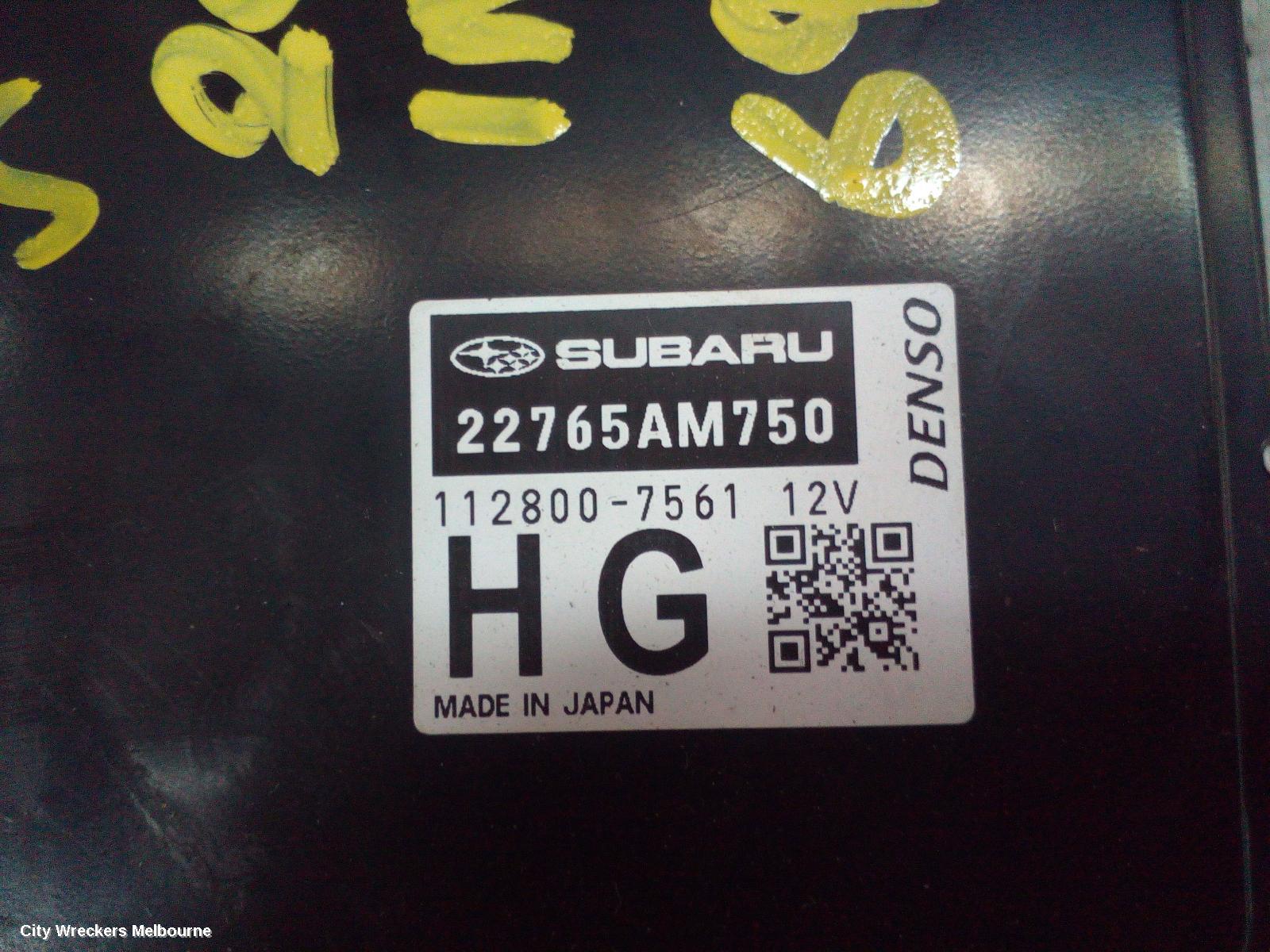 SUBARU IMPREZA ECU, ENGINE ECU, 2.0, PETROL, FB20, AUTO T/M, SEC SET (ECU/IMM/READER/KEY), G5, 11/2016 ONWARDS