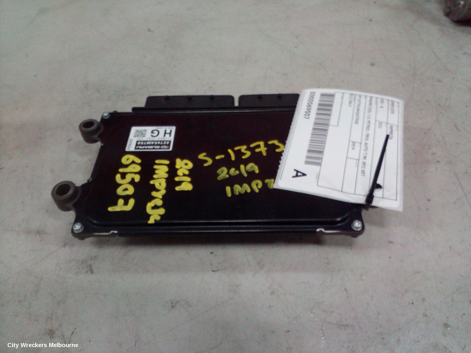 SUBARU IMPREZA ECU, ENGINE ECU, 2.0, PETROL, FB20, AUTO T/M, SEC SET (ECU/IMM/READER/KEY), G5, 11/2016 ONWARDS