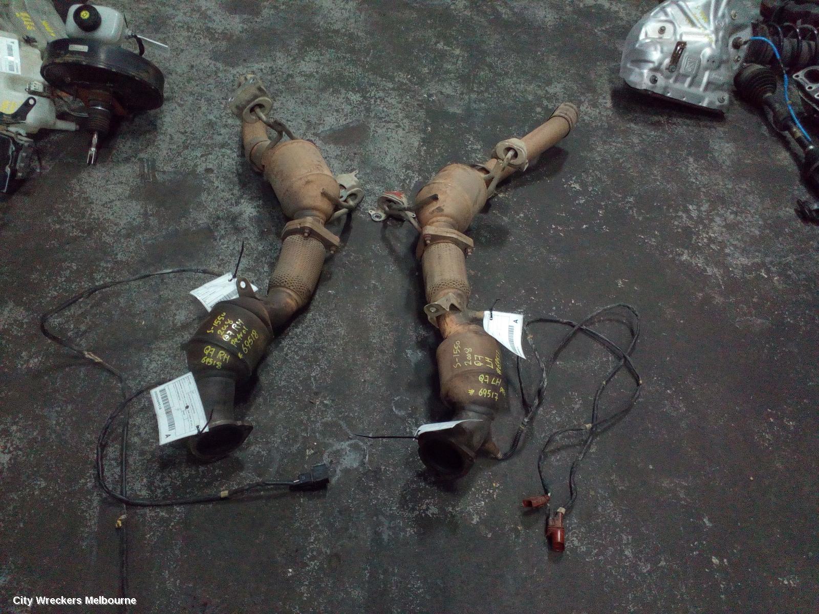 AUDI Q7 CATALYTIC CONVERTER, DOWNPIPE-CAT TYPE, 4.2, PETROL, BAR CODE, LH SIDE, 4L, 09/2006 - 08/2010