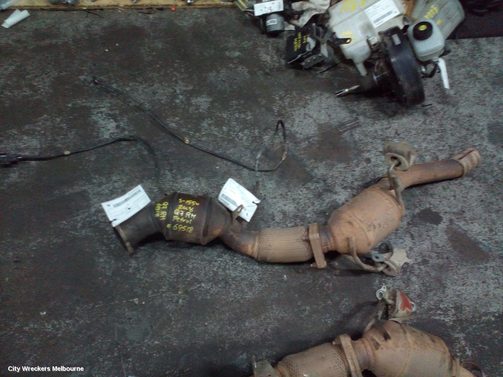 AUDI Q7 CATALYTIC CONVERTER, DOWNPIPE-CAT TYPE, 4.2, PETROL, BAR CODE, RH SIDE, 4L, 09/2006 - 08/2010