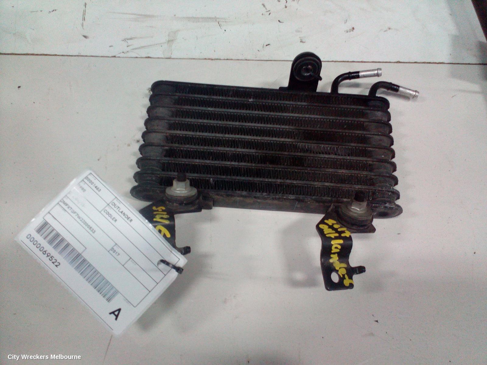 MITSUBISHI OUTLANDER COOLER, TRANS OIL COOLER, PETROL, 2.0, 4J11, ZJ-ZL, 10/2012 - 07/2021