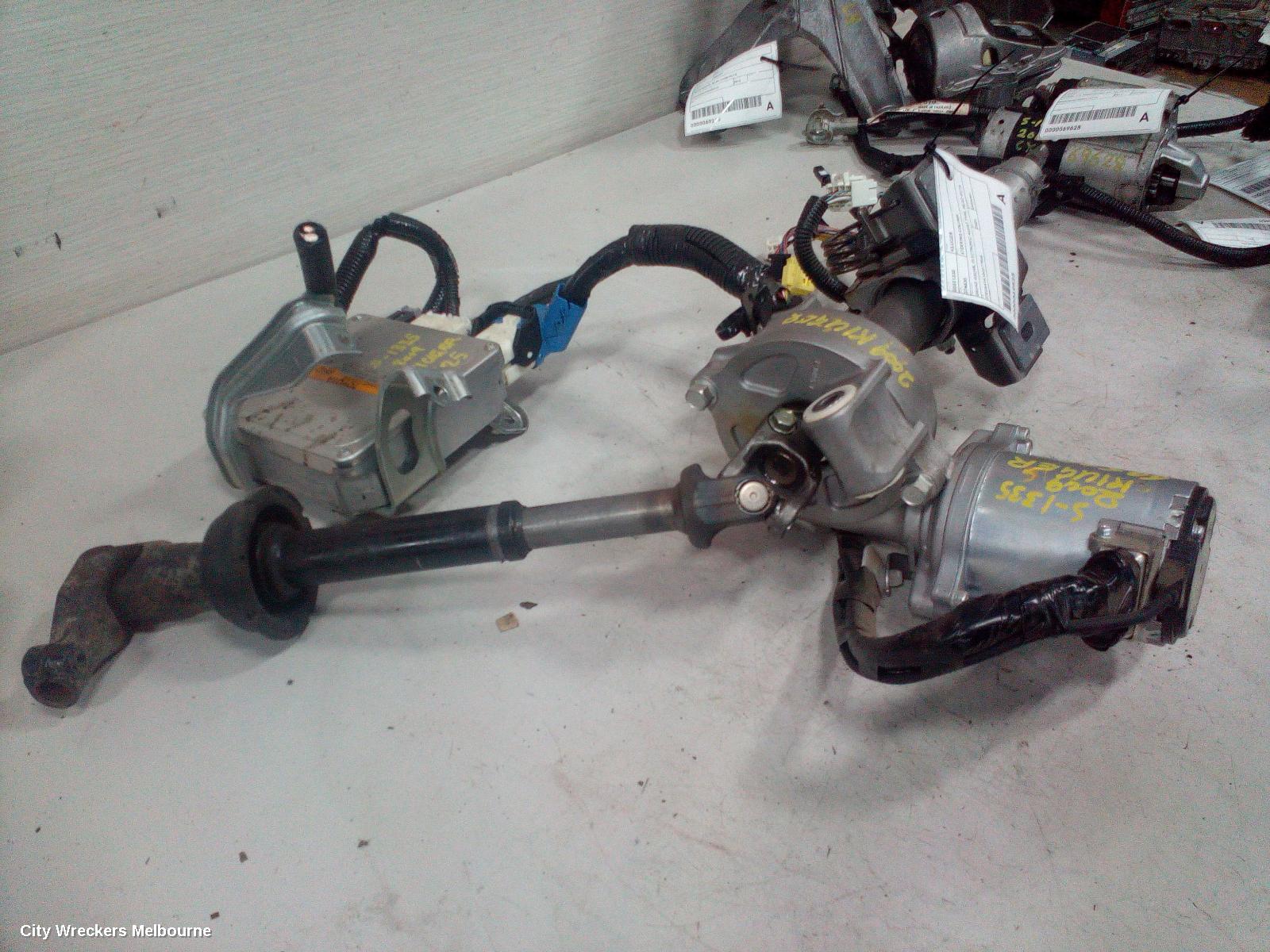 TOYOTA KLUGER STEERING COLUMN, GSU40-GSU45, ELECTRONIC ASSIST TYPE, W/ KEY START TYPE, 05/2007 - 02/2014