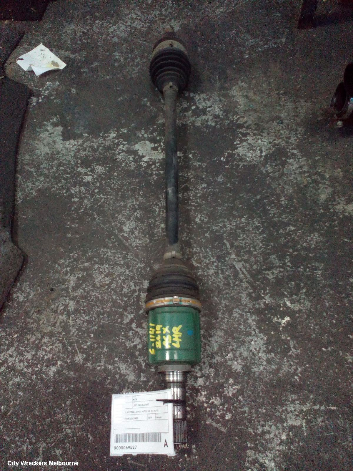 MITSUBISHI ASX LEFT DRIVESHAFT, FRONT, 2.0, PETROL, 2WD, AUTO, XB-XD, 09/2012 - 12/2024