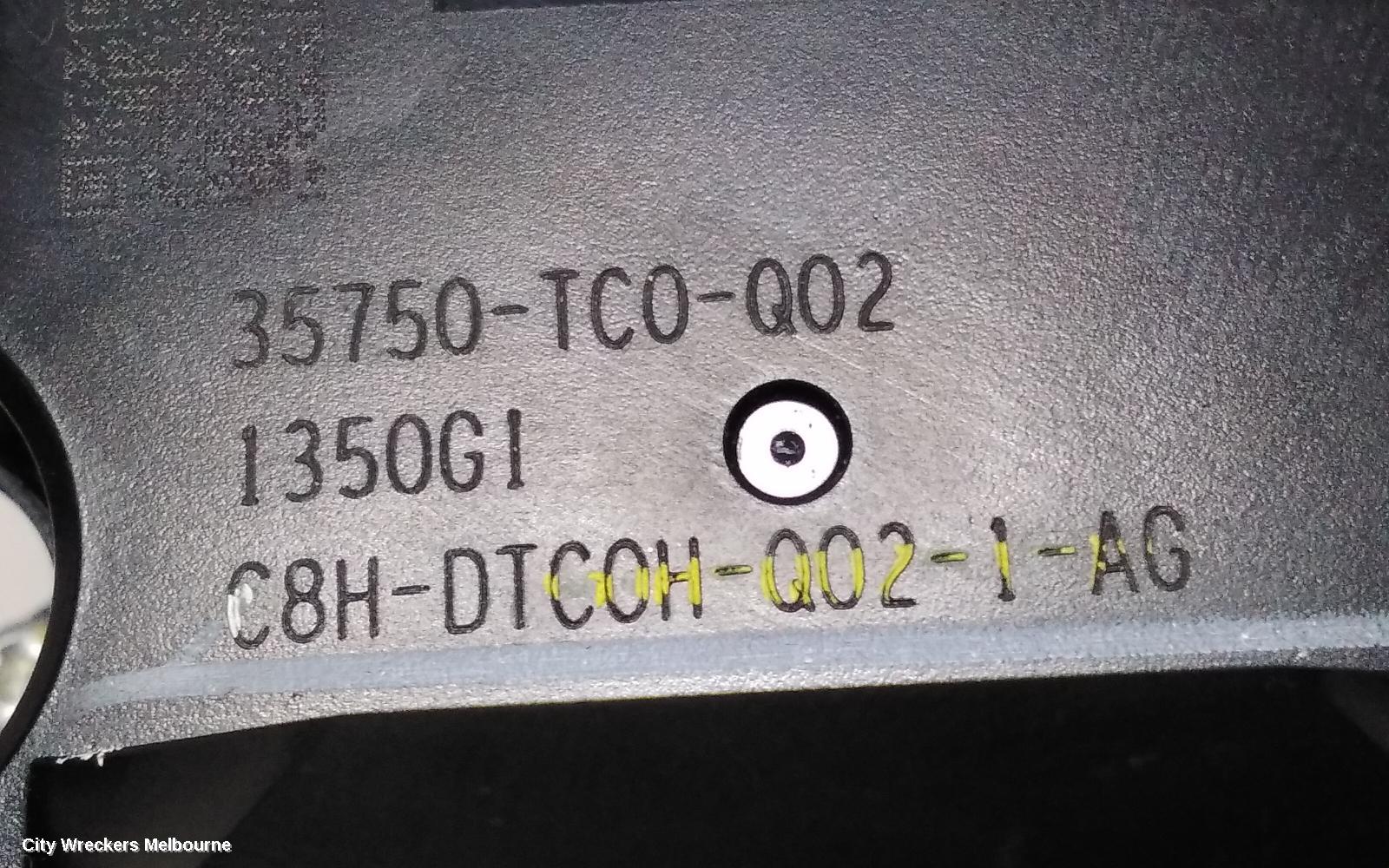 HONDA ACCORD PWR DR WIND SWITCH, LH REAR, 8TH GEN (VIN MRHCP), 02/2008 - 04/2013