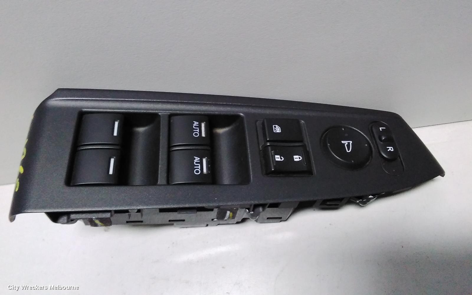 HONDA ACCORD PWR DR WIND SWITCH, LH REAR, 8TH GEN (VIN MRHCP), 02/2008 - 04/2013