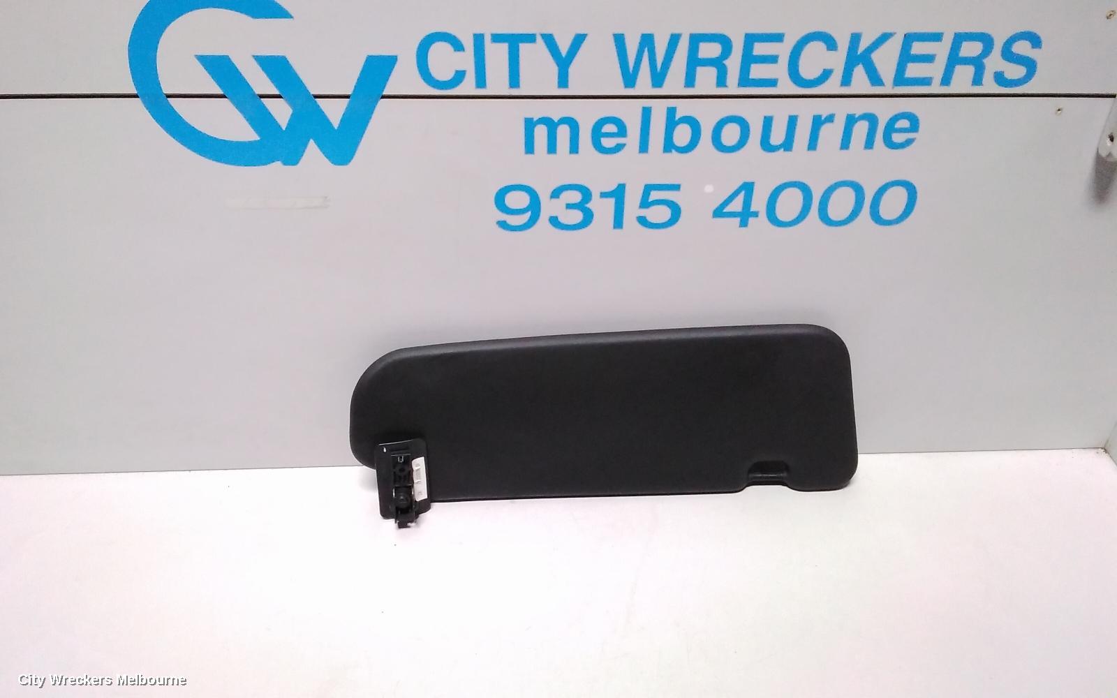 HOLDEN COMMODORE SUNVISOR, VE, LH SIDE, DARK GREY, 08/2006 - 04/2013