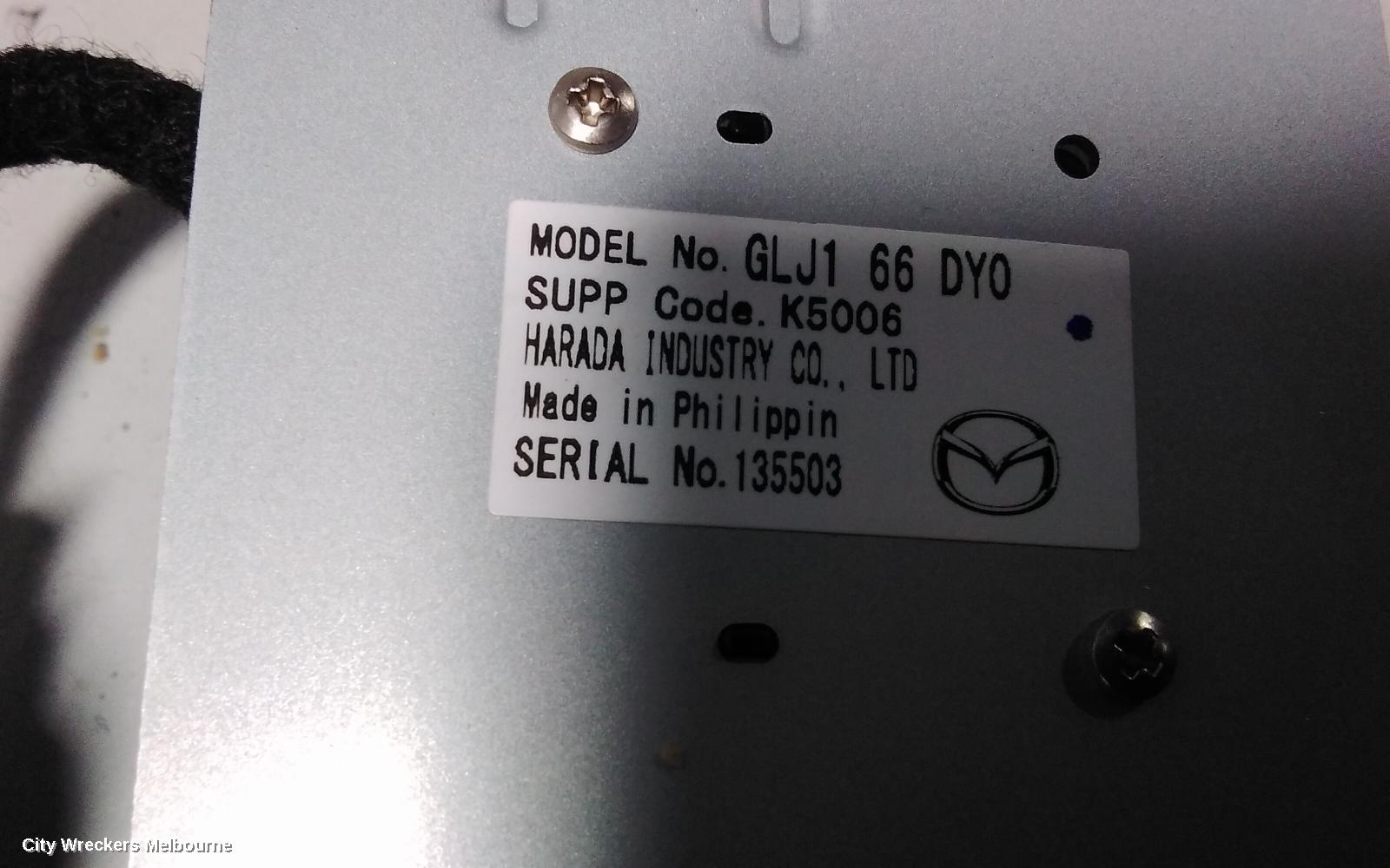 MAZDA CX5 RADIO/CD/DVD/SAT/TV, TOUCH SCREEN, 7IN, KE, 01/2015 - 12/2016