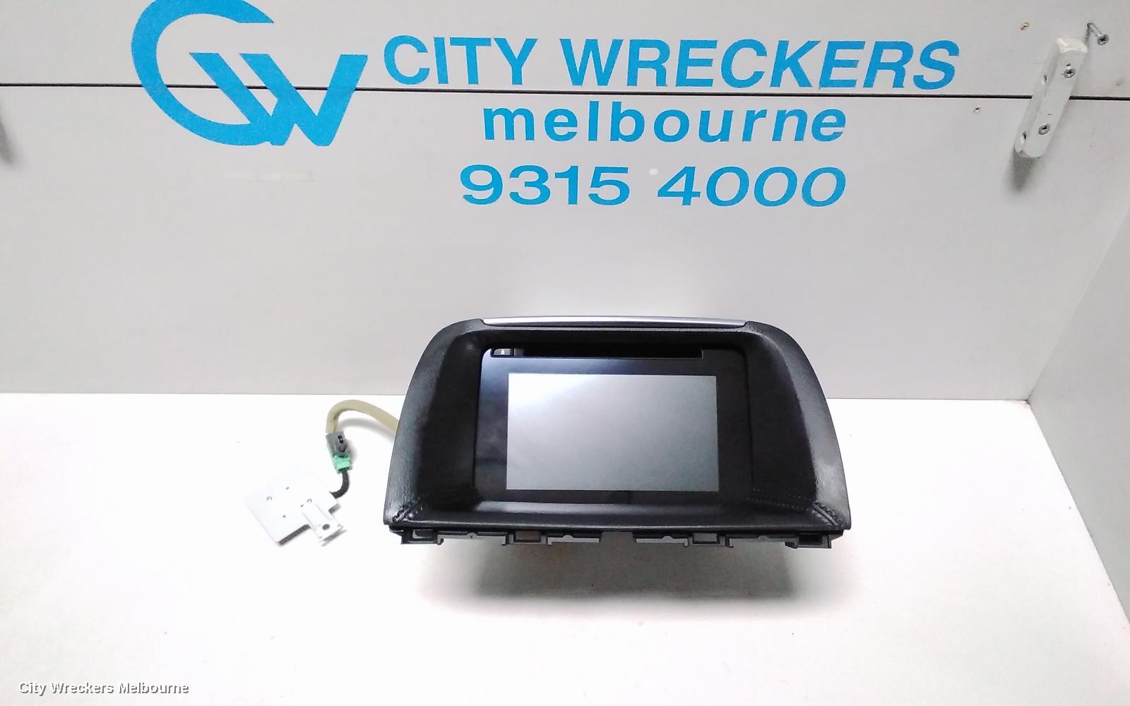 MAZDA CX5 RADIO/CD/DVD/SAT/TV, TOUCH SCREEN, 7IN, KE, 01/2015 - 12/2016