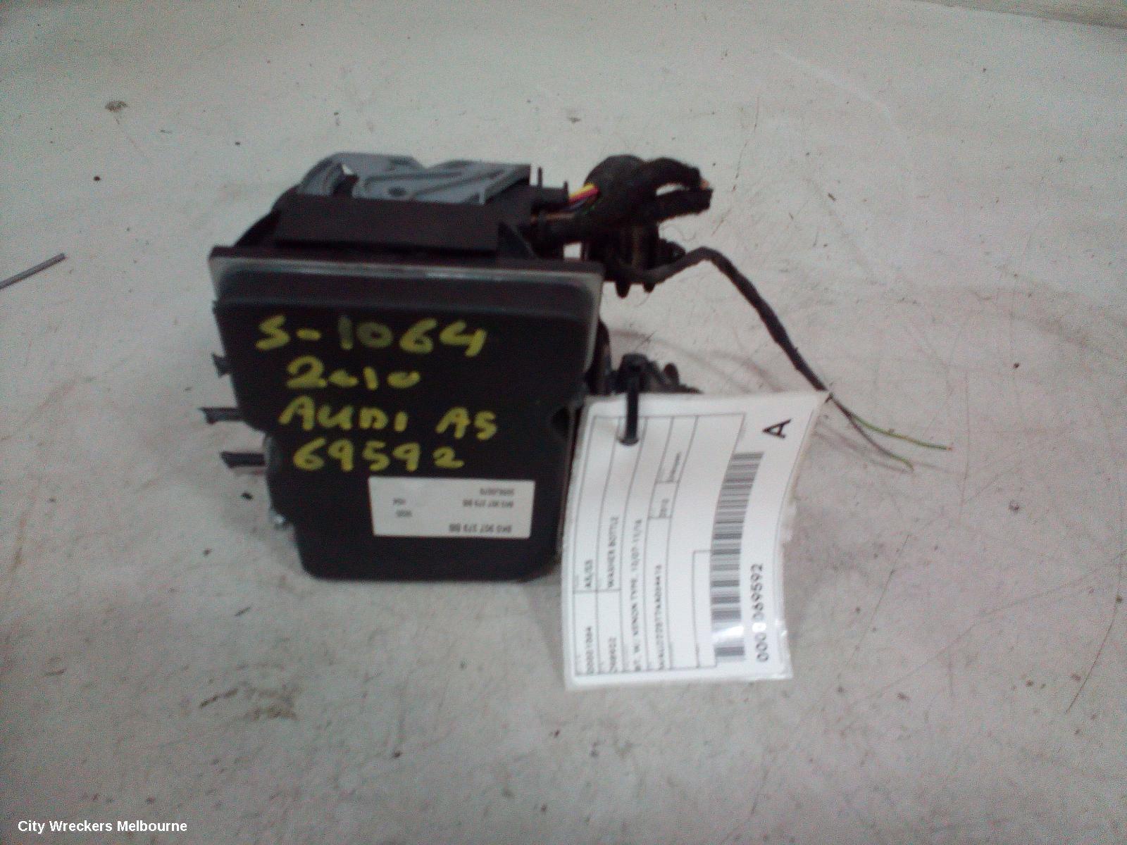 AUDI A5 WASHER BOTTLE, 8T, W/ XENON TYPE, 10/2007 - 11/2016