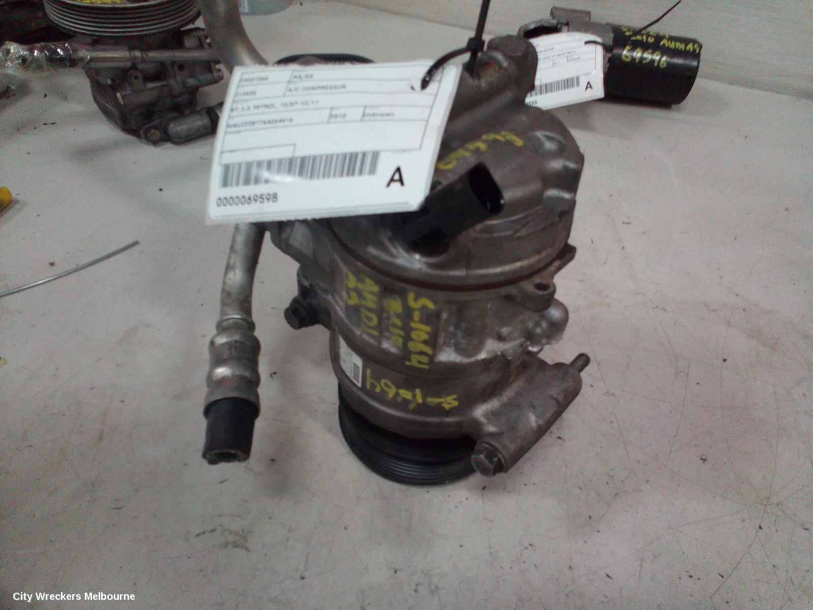 AUDI A5 A/C COMPRESSOR, 8T, 2.0, PETROL, 10/2007 - 12/2011