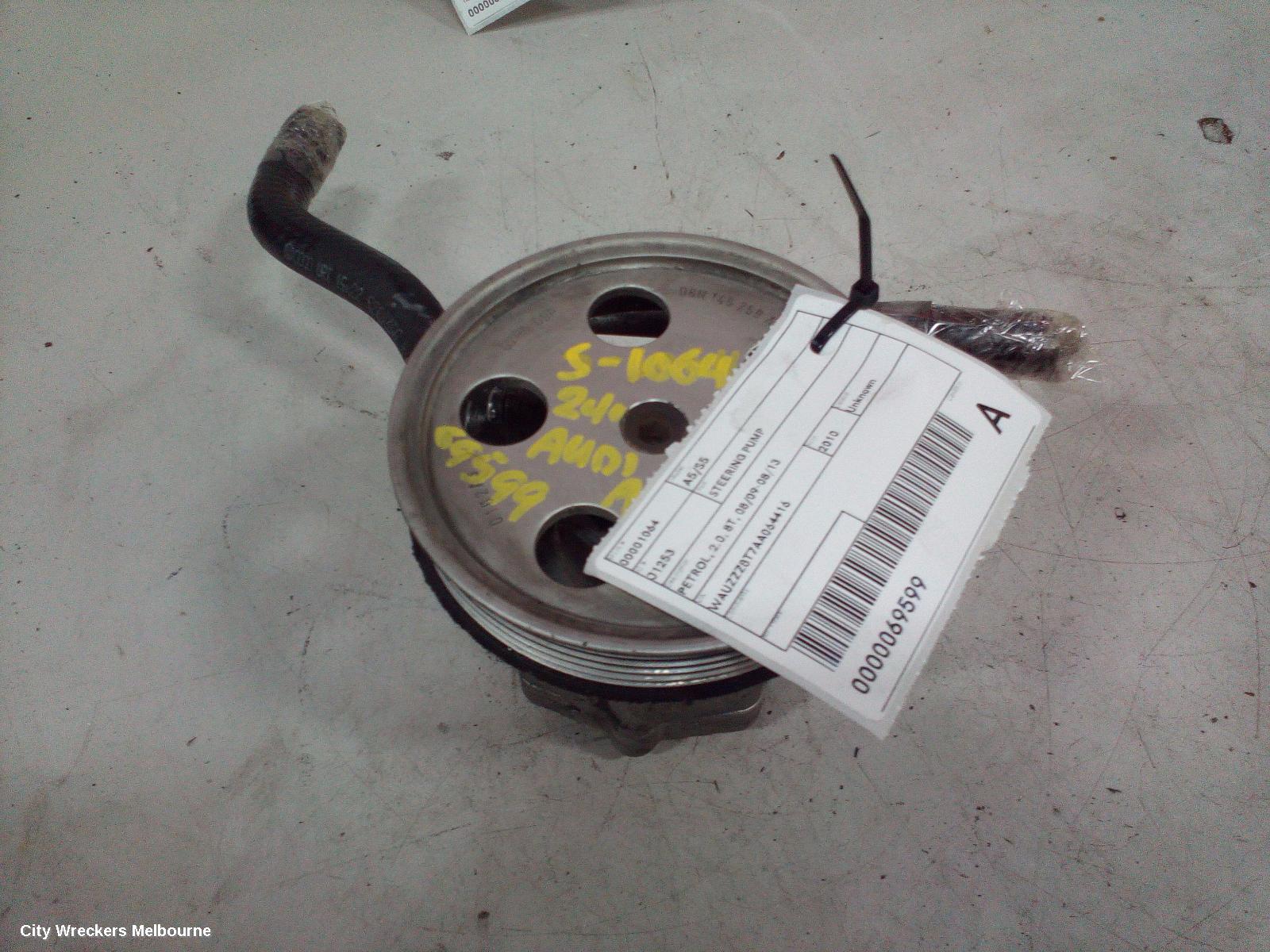 AUDI A5 STEERING PUMP, PETROL, 2.0, 8T, 08/2009 - 08/2013