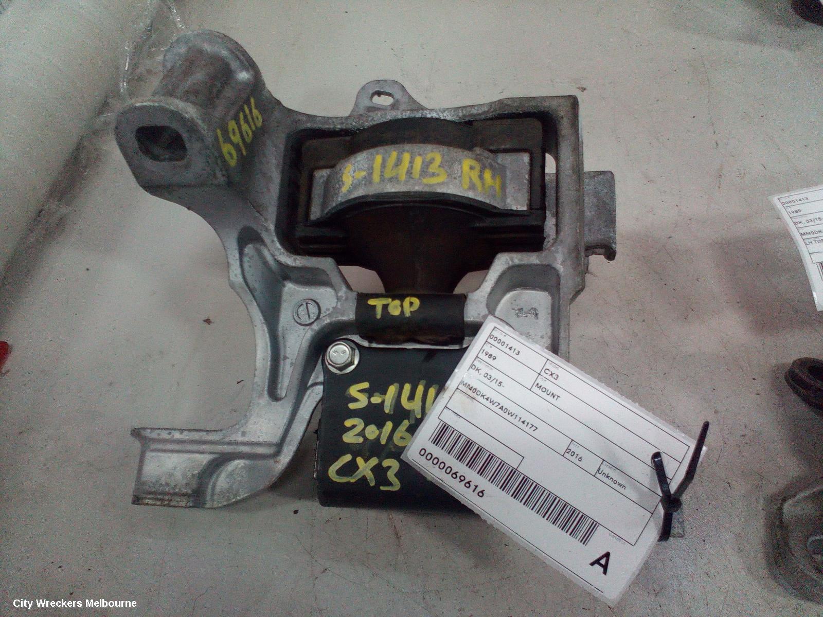 MAZDA CX3 MOUNT, DK, 03/2015 ONWARDS