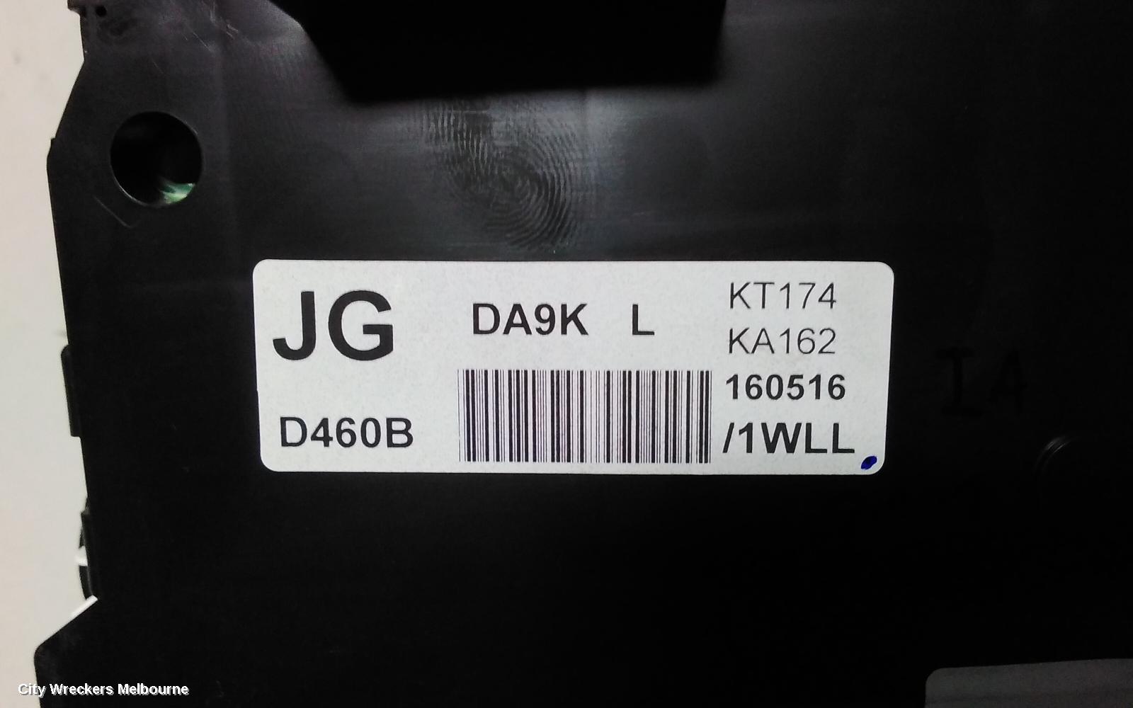 MAZDA CX3 INSTRUMENT CLUSTER, INSTRUMENT CLUSTER, PETROL, AUTO T/M, NEO/MAXX, DK, 03/2015 - 05/2018