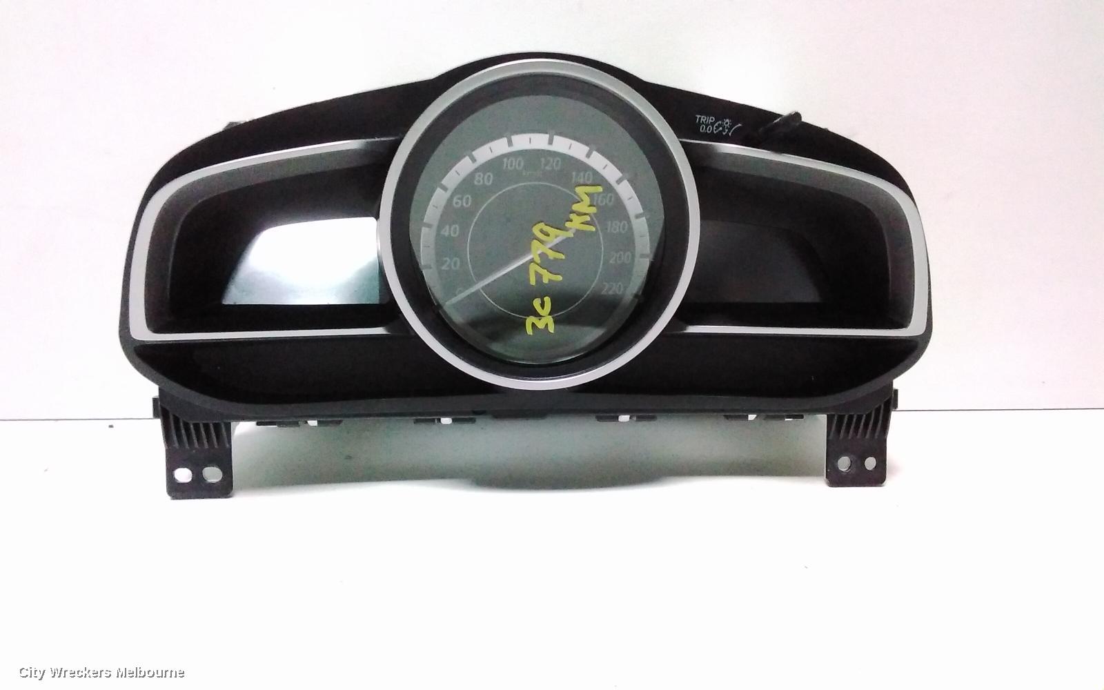 MAZDA CX3 INSTRUMENT CLUSTER, INSTRUMENT CLUSTER, PETROL, AUTO T/M, NEO/MAXX, DK, 03/2015 - 05/2018