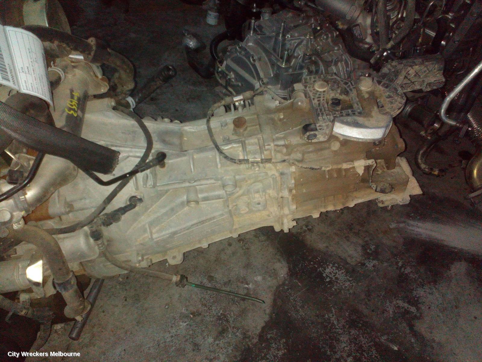 MAZDA BT50 TRANS/GEARBOX, MANUAL, 2WD, DIESEL, 2.2/3.2, NORMAL SUMP TYPE, PIN TYPE, UP-UR, 01/2012 - 05/2017