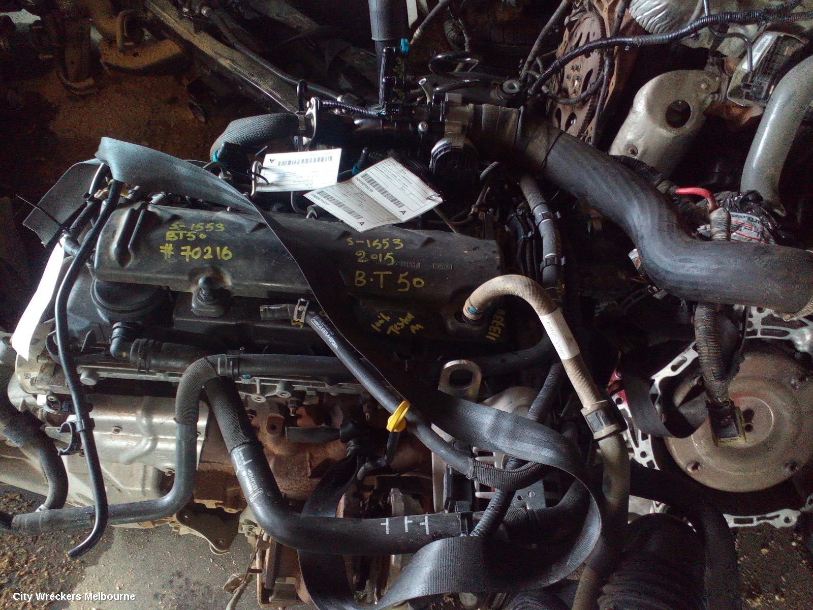 MAZDA BT50 TRANS/GEARBOX, MANUAL, 2WD, DIESEL, 2.2/3.2, NORMAL SUMP TYPE, PIN TYPE, UP-UR, 01/2012 - 05/2017