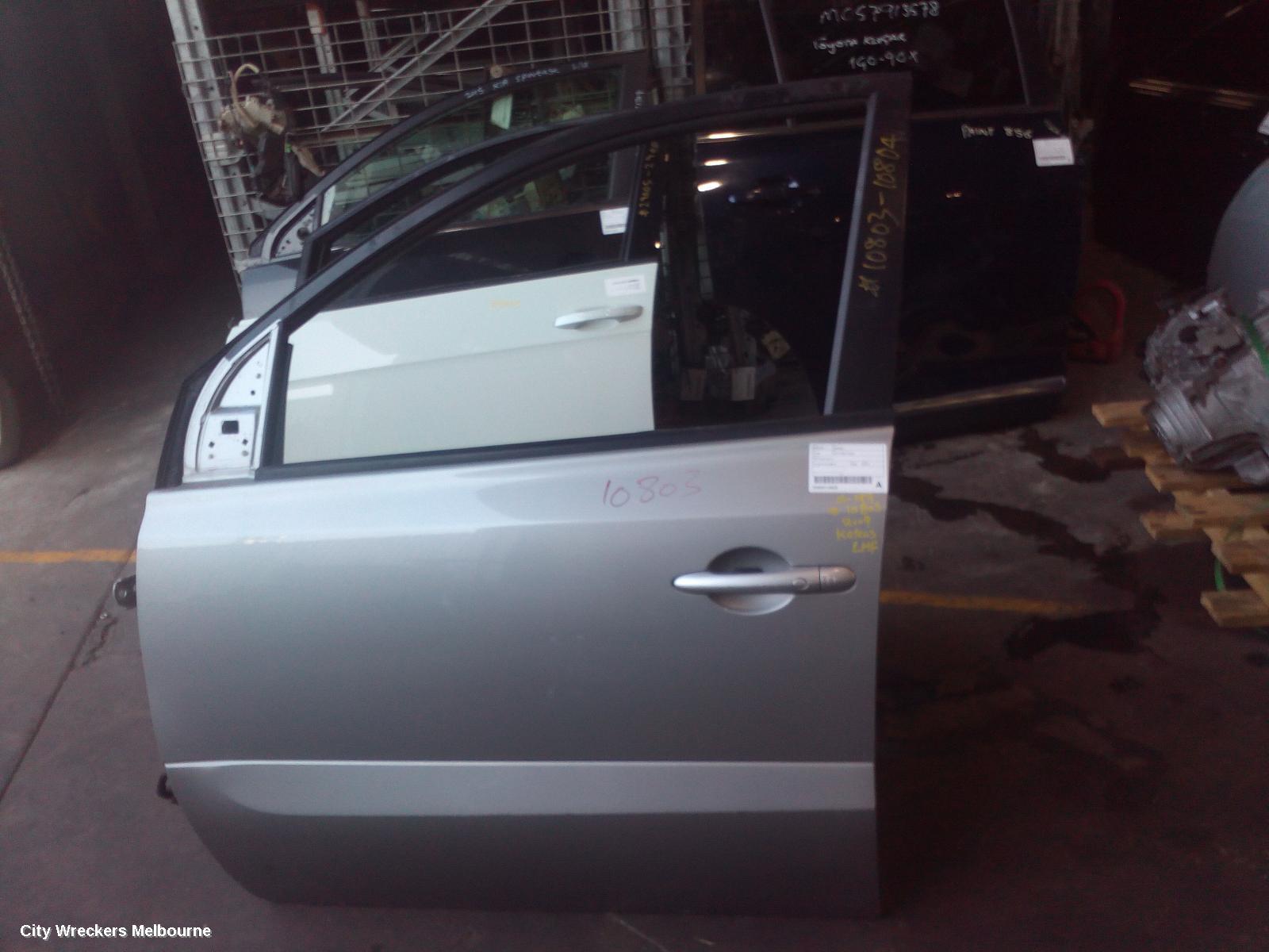 RENAULT KALEOS LEFT FRONT DOOR, H45, 09/2008 - 04/2016