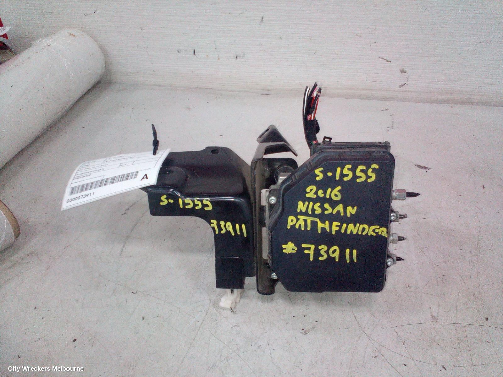 NISSAN PATHFINDER ABS PUMP/MODULATOR, R52, FWD, 06/2013 - 04/2021