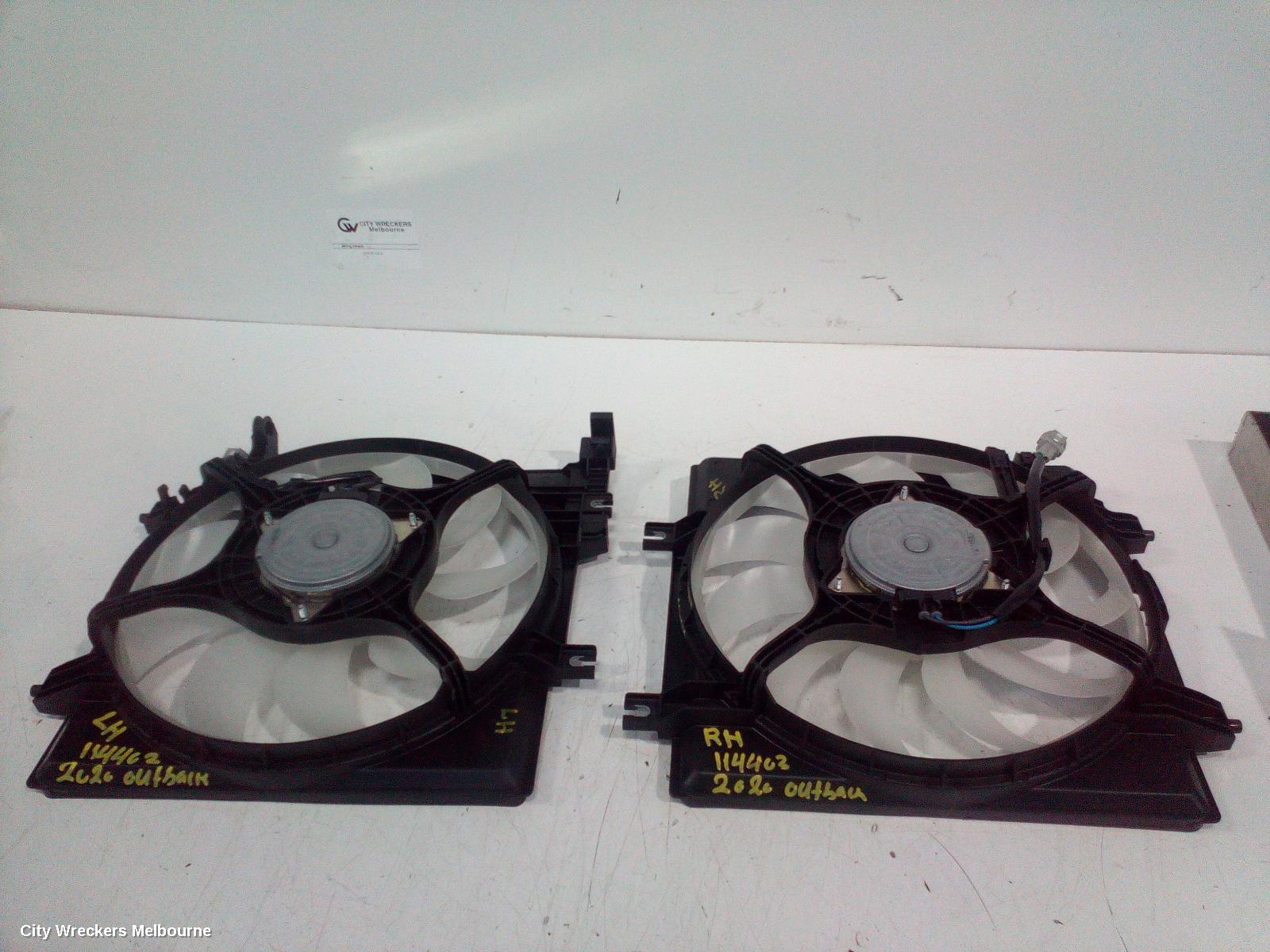 SUBARU OUTBACK FAN, A/C FAN, 2.5, PETROL, 6TH GEN, 08/2014 - 12/2020