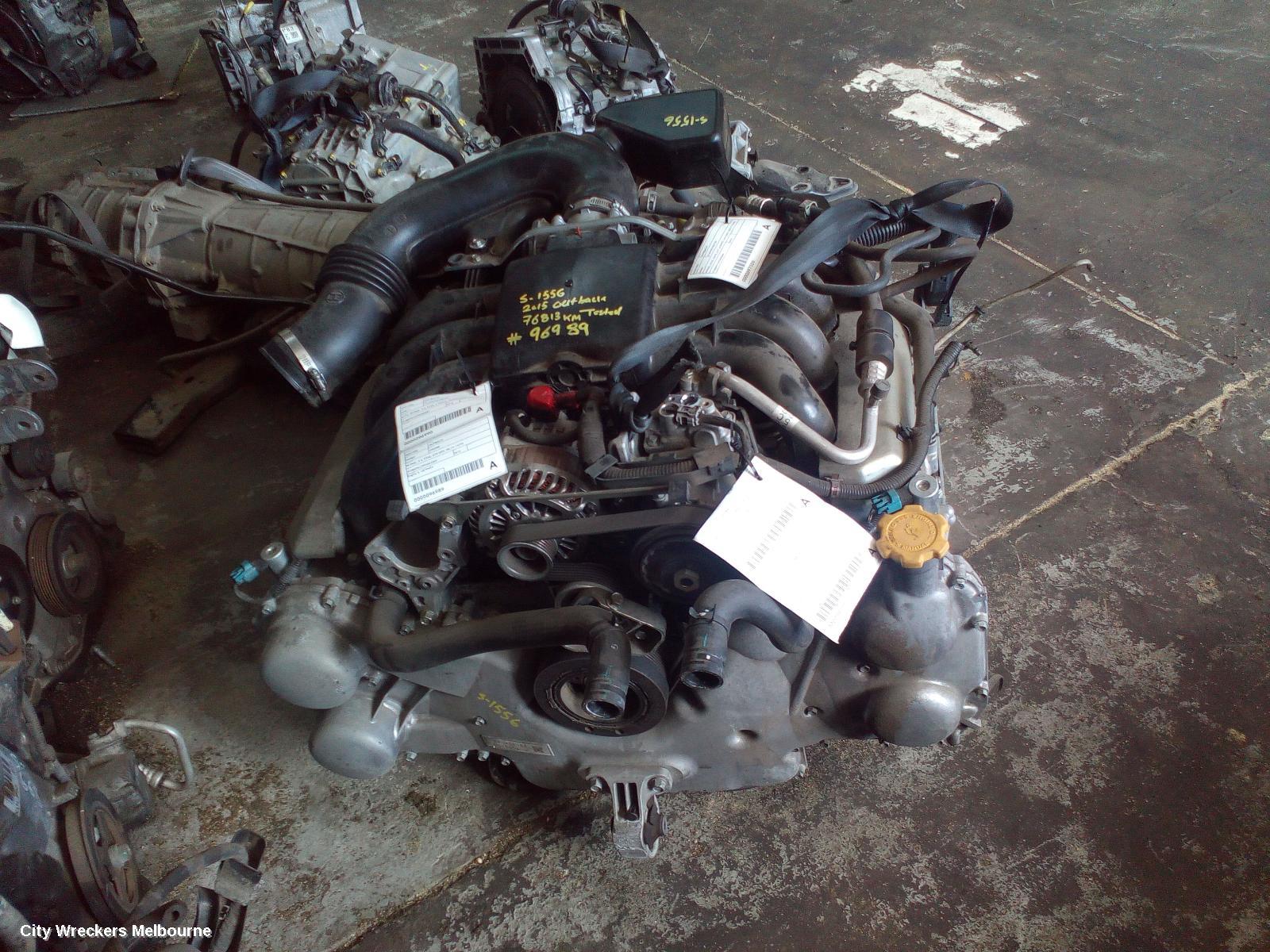 SUBARU OUTBACK ENGINE, PETROL, 3.6, EZ36, 6TH GEN, 08/2014 - 12/2020