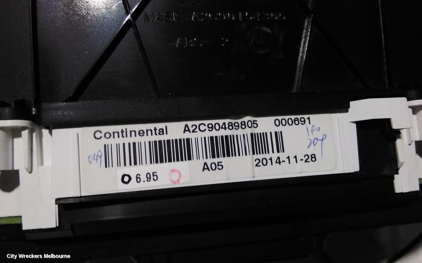 SUBARU OUTBACK INSTRUMENT CLUSTER, PETROL, 3.6, AUTO T/M, 6TH GEN, 08/2014 - 12/2020