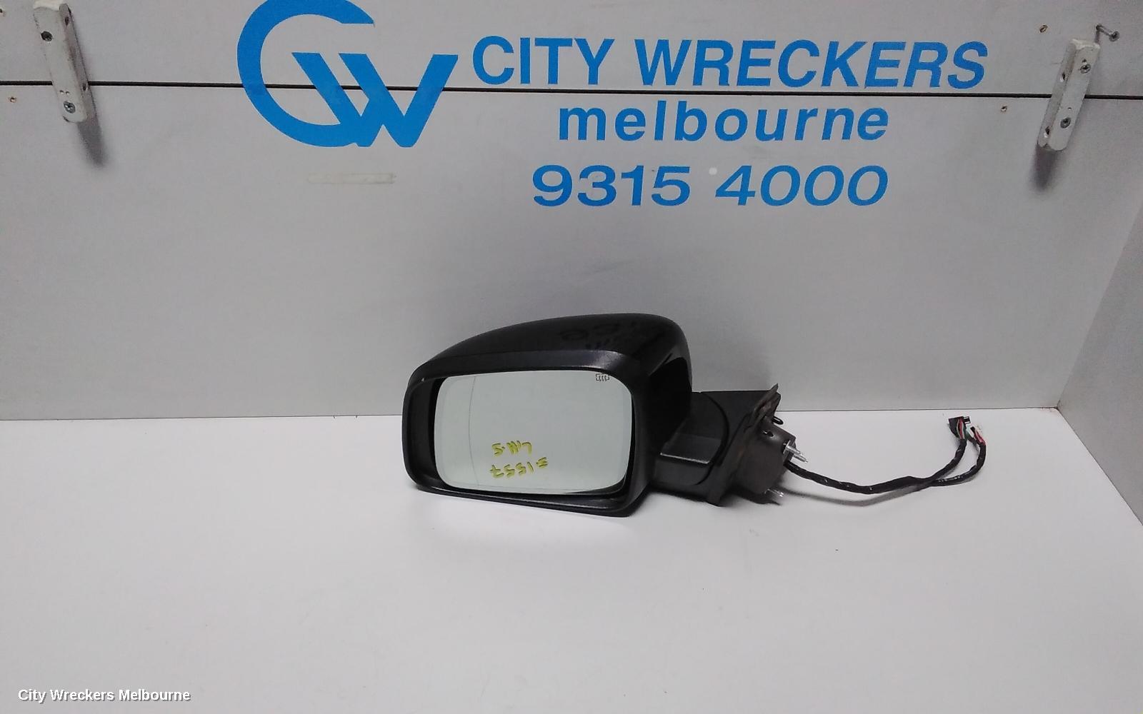 JEEP GRANDCHEROKEE LEFT DOOR MIRROR, W/ MEMORY, AUTO DIM, NON INDICATOR, NON BLIND SPOT, COLOUR CODED, WK, 10/2010 - 03/2013