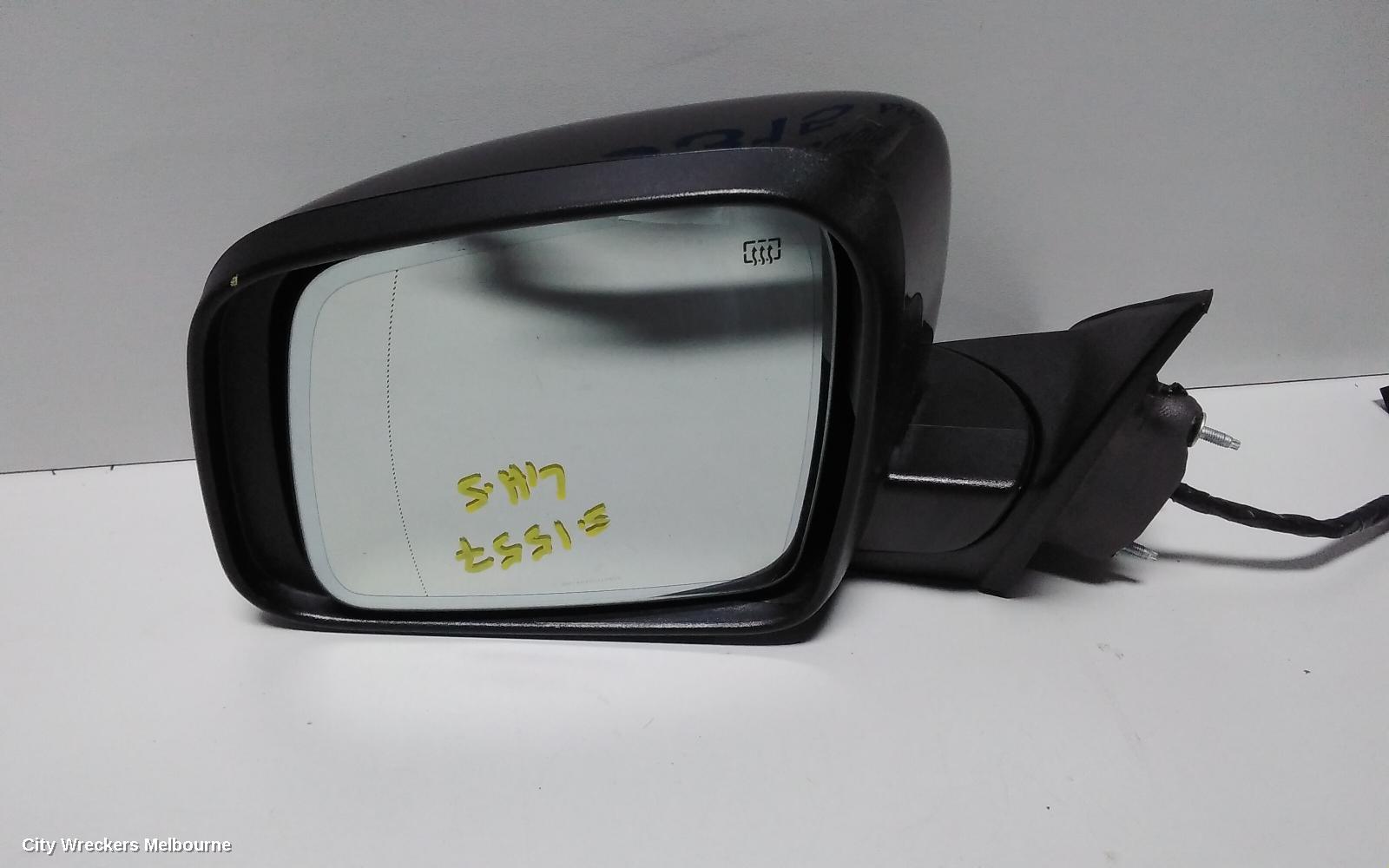 JEEP GRANDCHEROKEE LEFT DOOR MIRROR, W/ MEMORY, AUTO DIM, NON INDICATOR, NON BLIND SPOT, COLOUR CODED, WK, 10/2010 - 03/2013