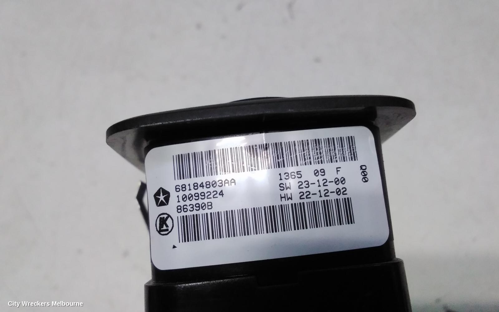 JEEP GRANDCHEROKEE PWR DR WIND SWITCH, RH FRONT (MASTER SWITCH), WK, 10/2010 ONWARDS