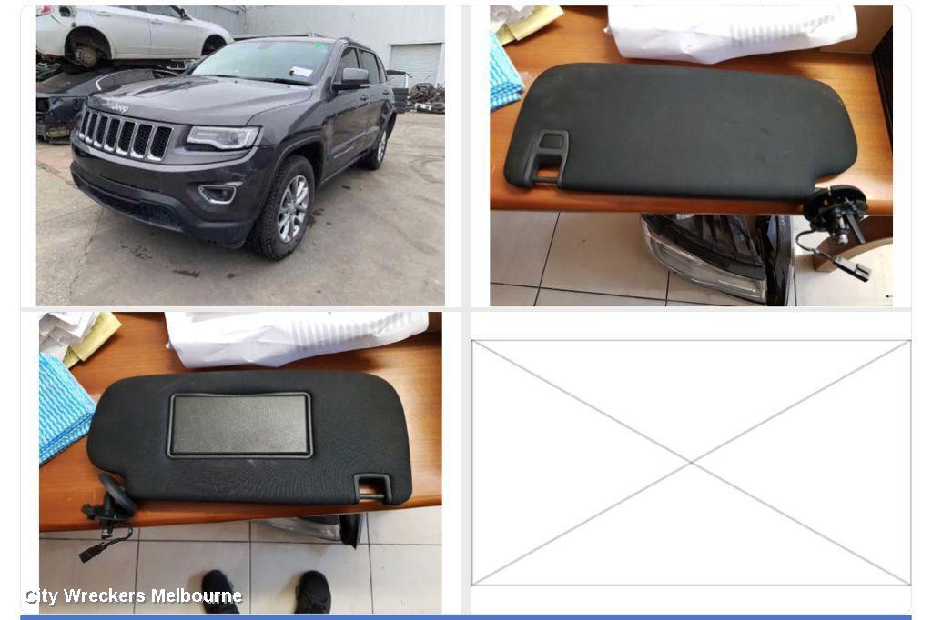 JEEP GRANDCHEROKEE SUNVISOR, WK, RH SIDE, 10/2010 ONWARDS