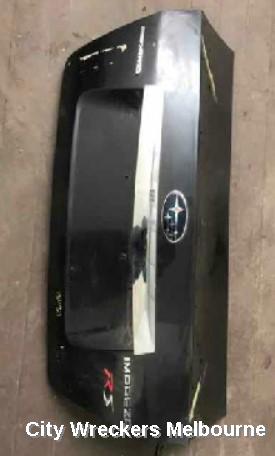 SUBARU IMPREZA BOOTLID/TAILGATE, BOOTLID, G3, STANDARD TYPE, SPOILERED TYPE, 04/2007 - 11/2011