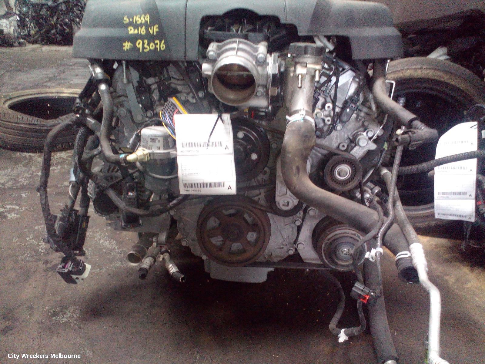 HOLDEN COMMODORE ENGINE, 3.0 SIDI, LFW, VF, 05/2013 - 12/2017