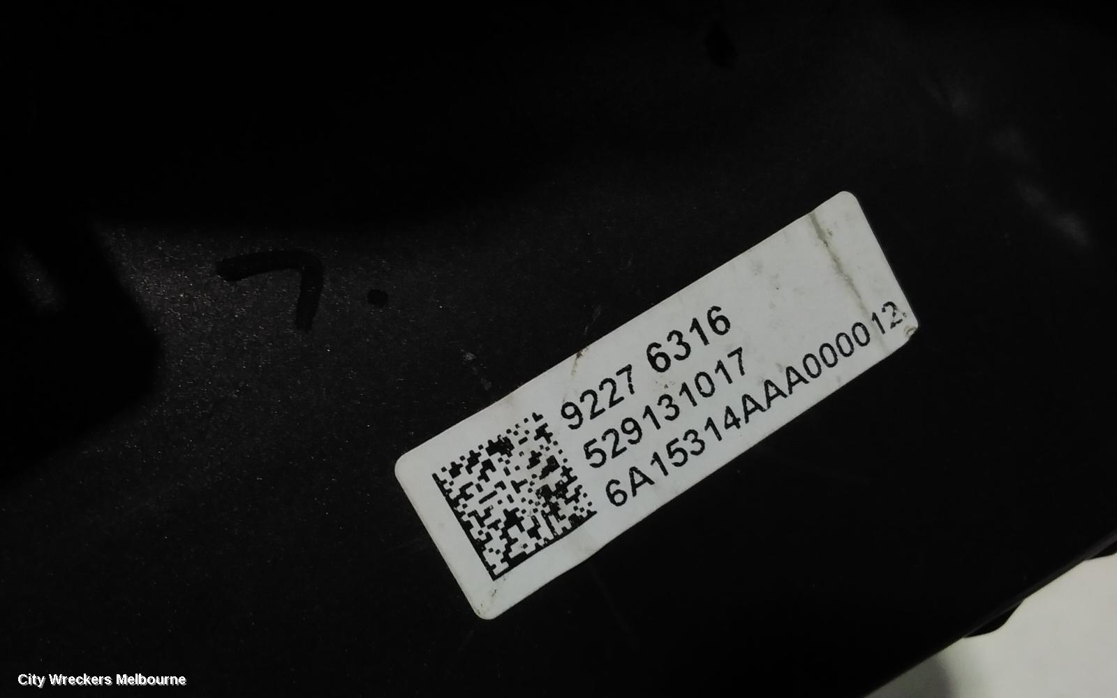 HOLDEN COMMODORE PWR DR WIND SWITCH, RH FRONT (MASTER SWITCH), VF, BLACK, 4 SWITCH TYPE, 05/2013 - 12/2017